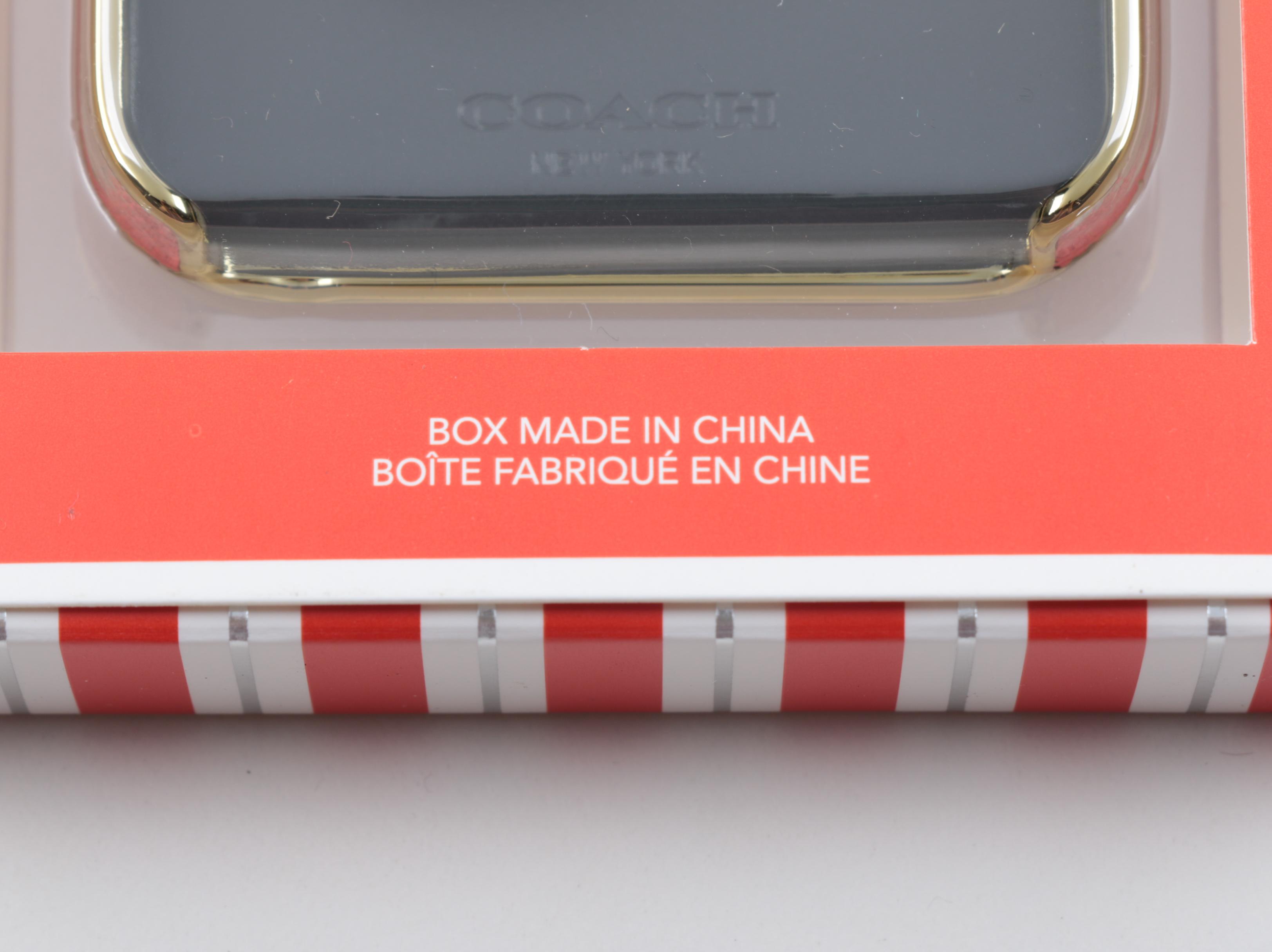 Coach "Saffiano" Leather Accessories