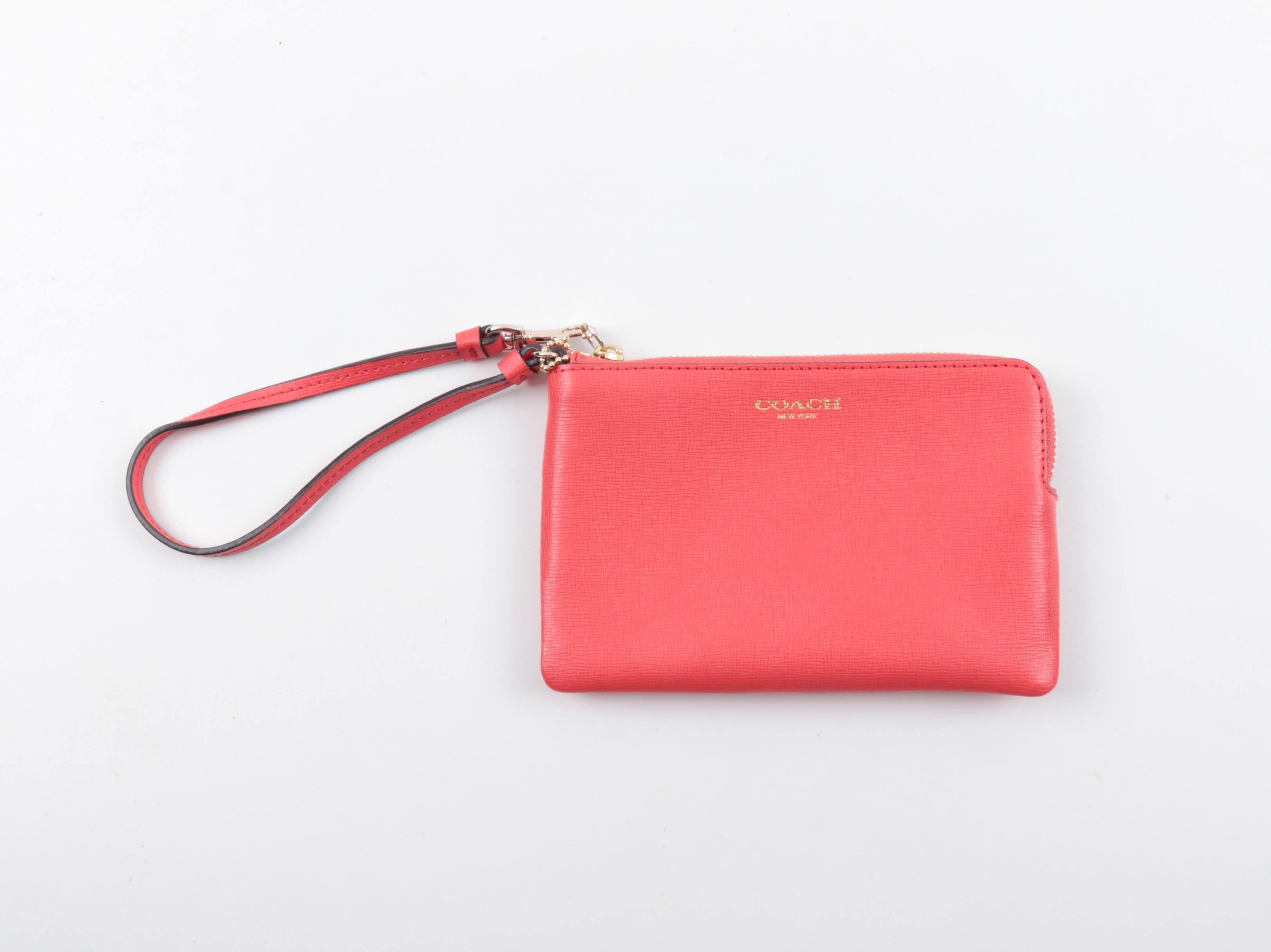 Coach "Saffiano" Leather Accessories