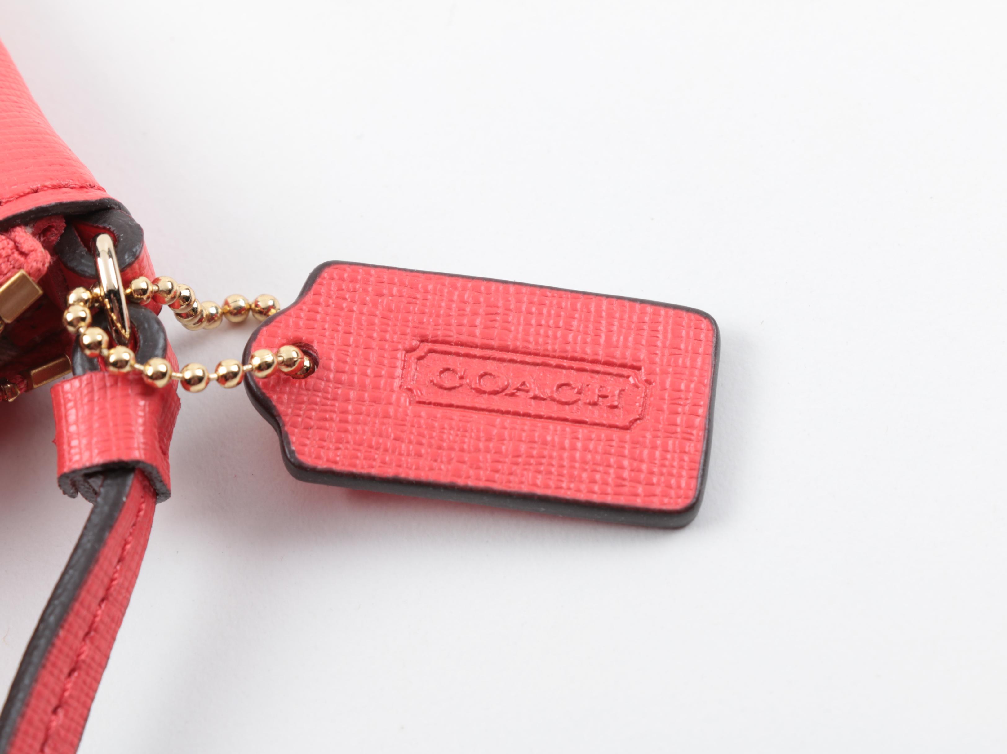 Coach "Saffiano" Leather Accessories