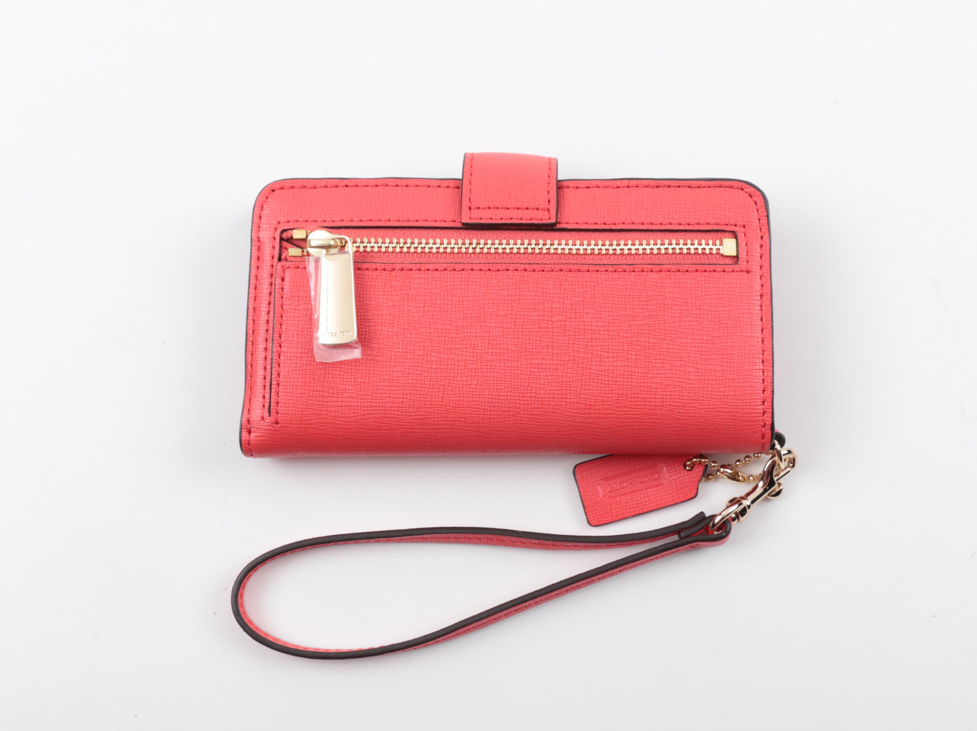 Coach "Saffiano" Leather Accessories