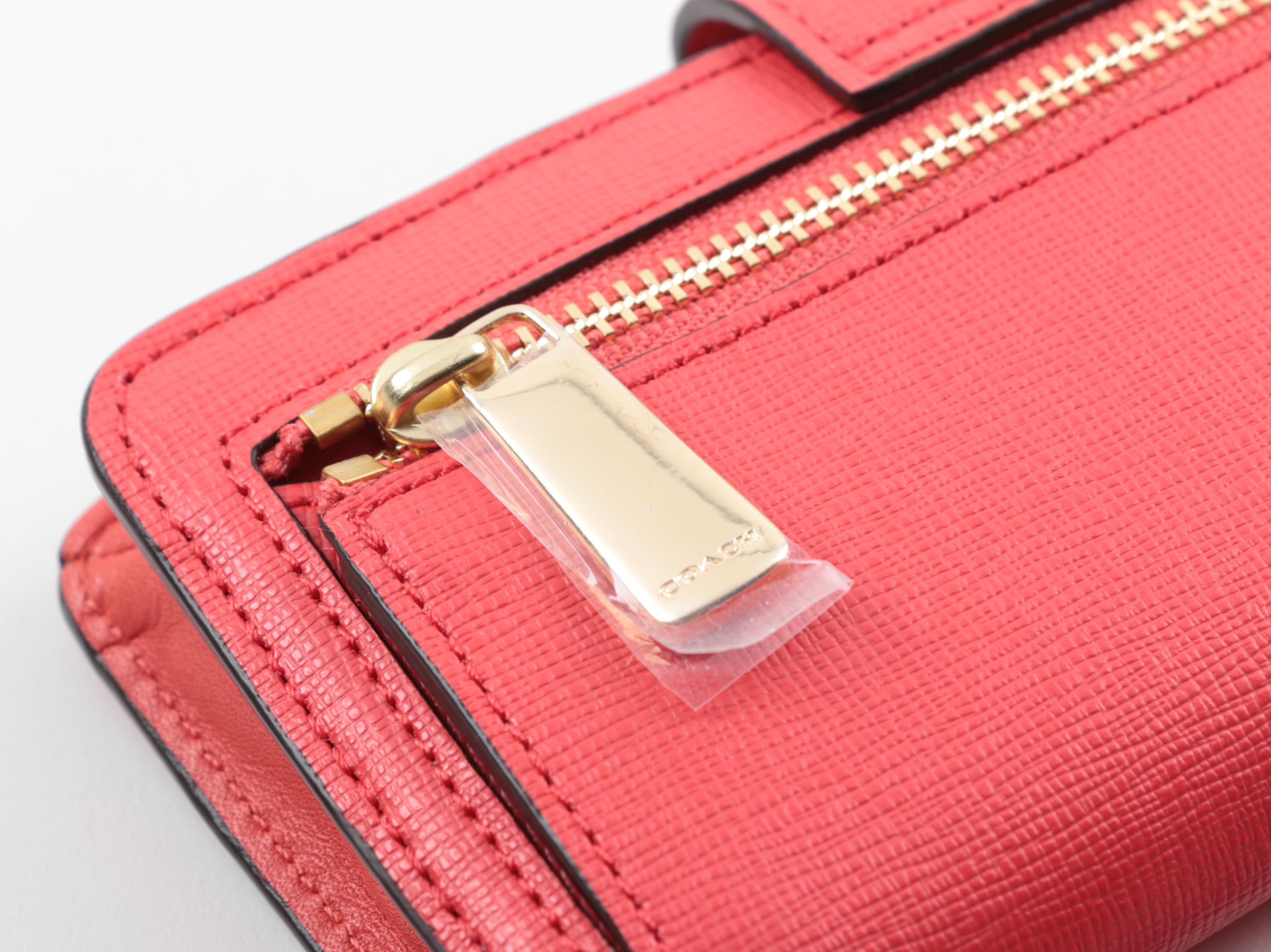 Coach "Saffiano" Leather Accessories