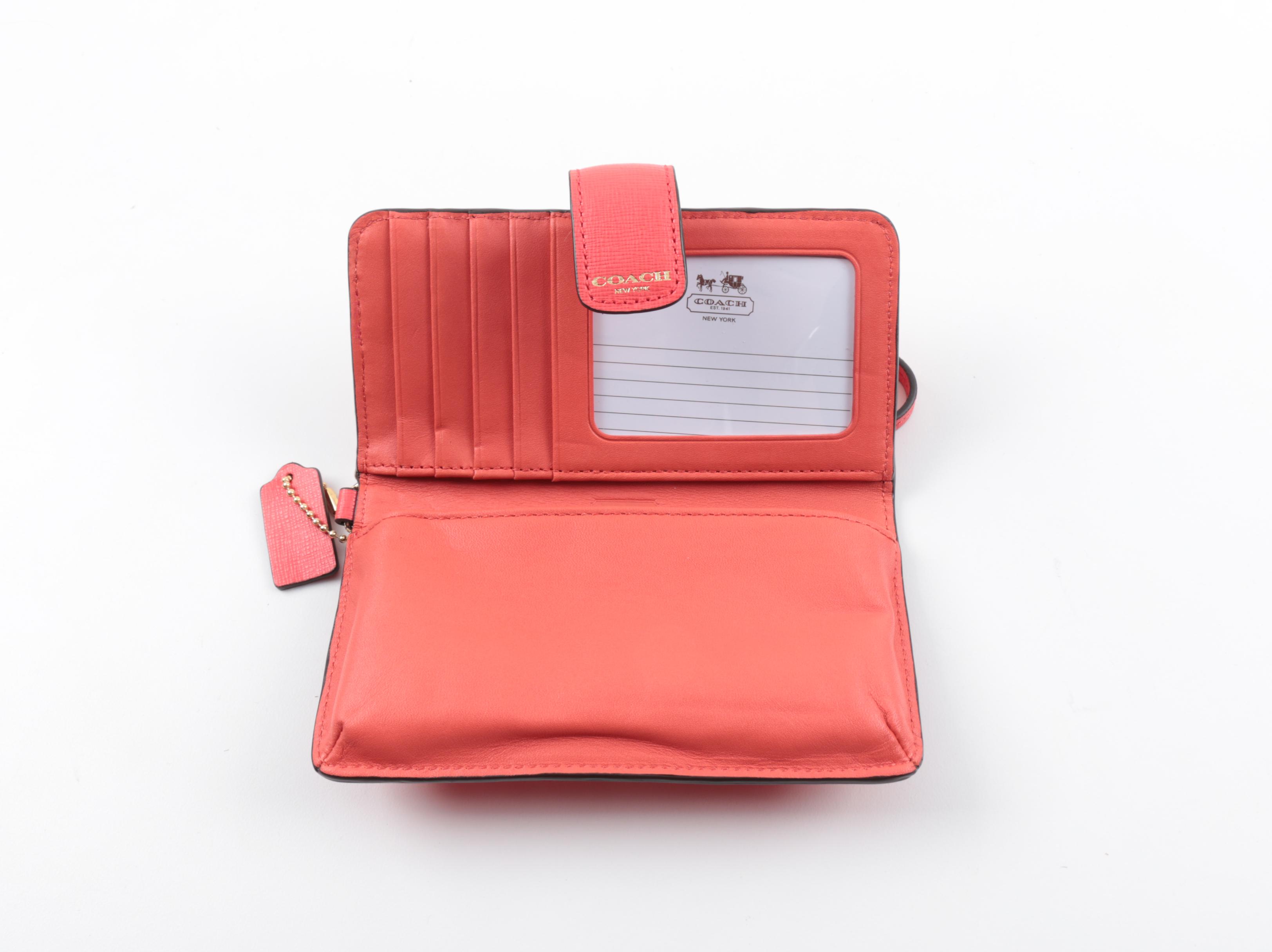 Coach "Saffiano" Leather Accessories