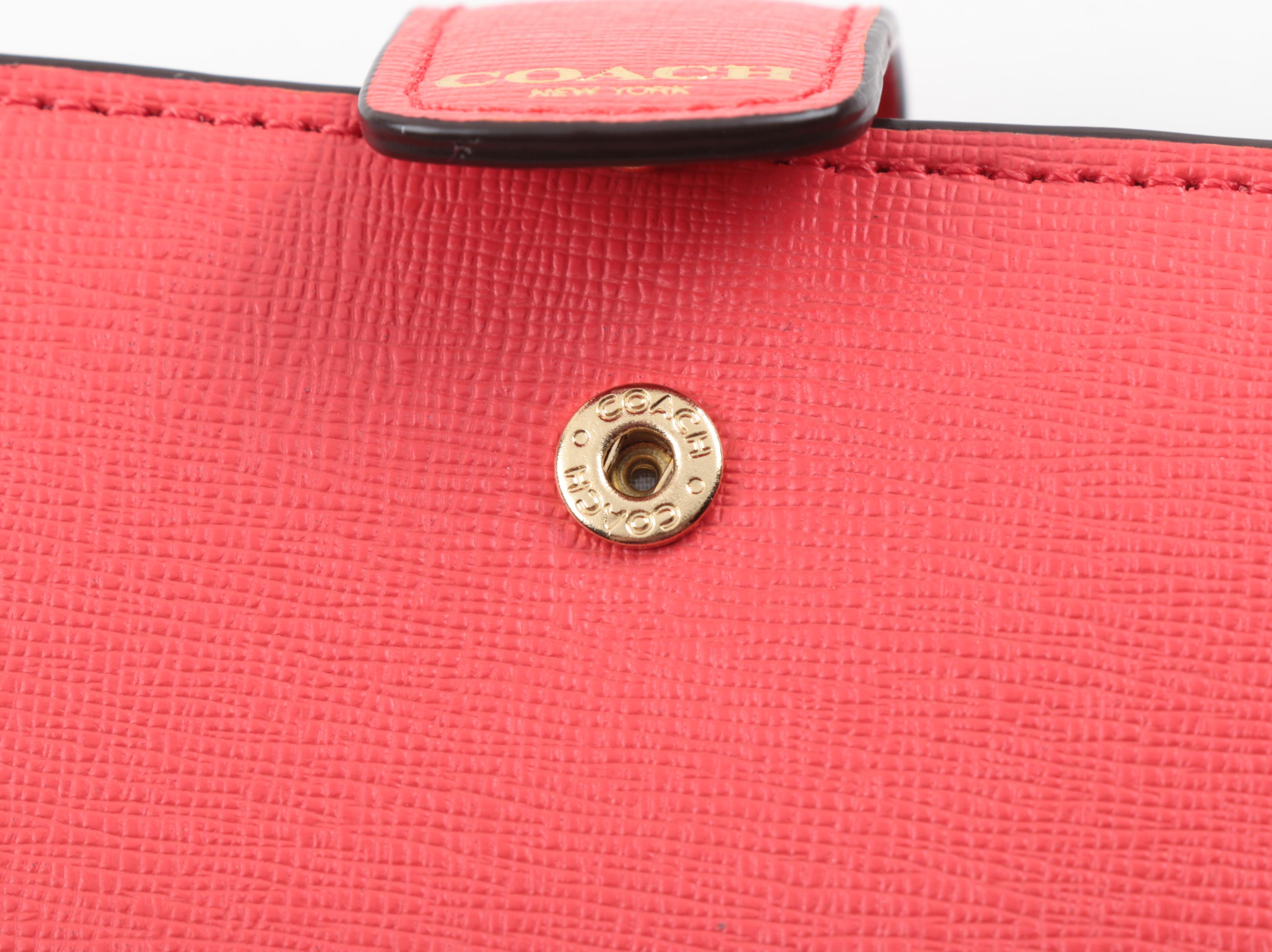 Coach "Saffiano" Leather Accessories