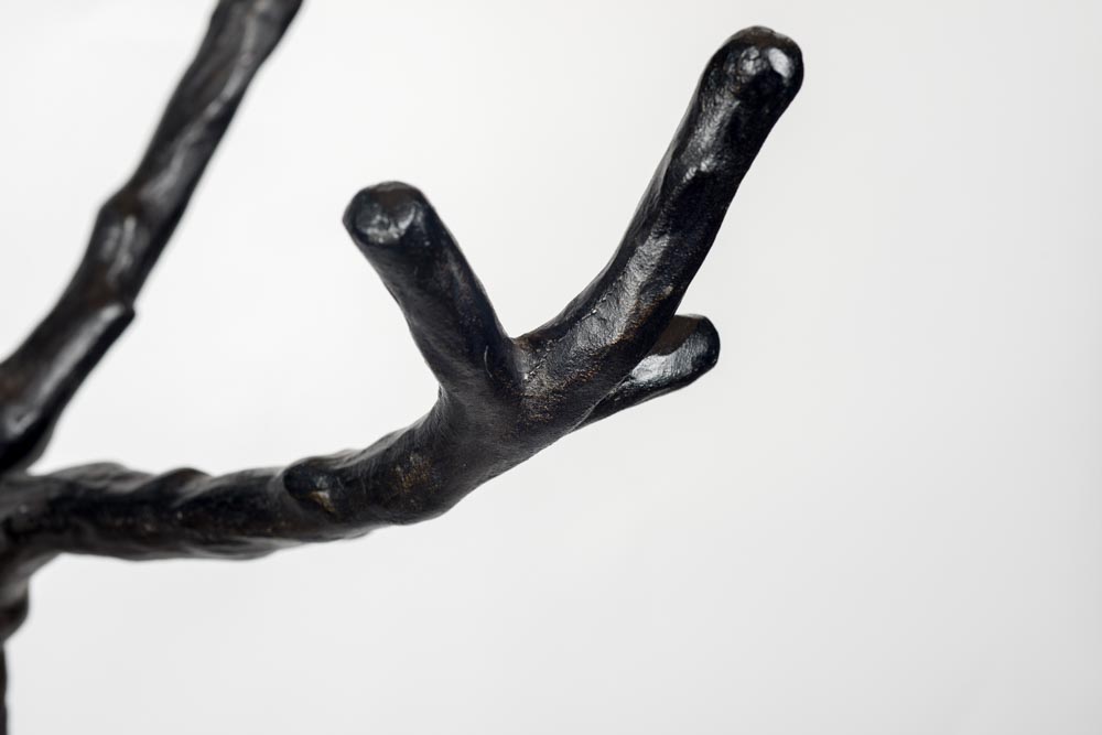 Wrought Iron Tree Branch Coat Rack