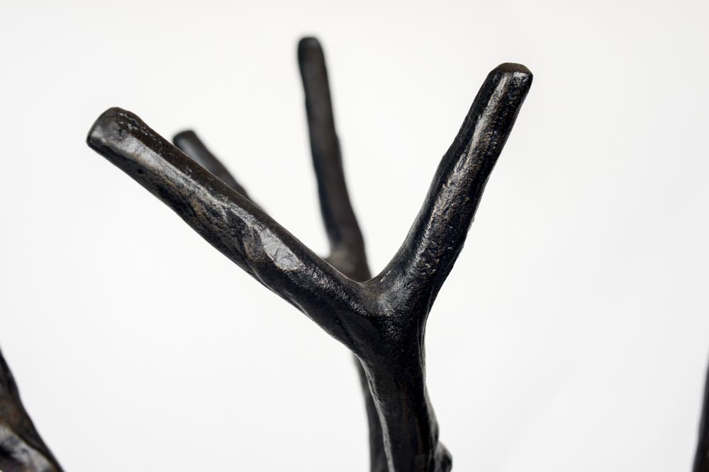 Wrought Iron Tree Branch Coat Rack