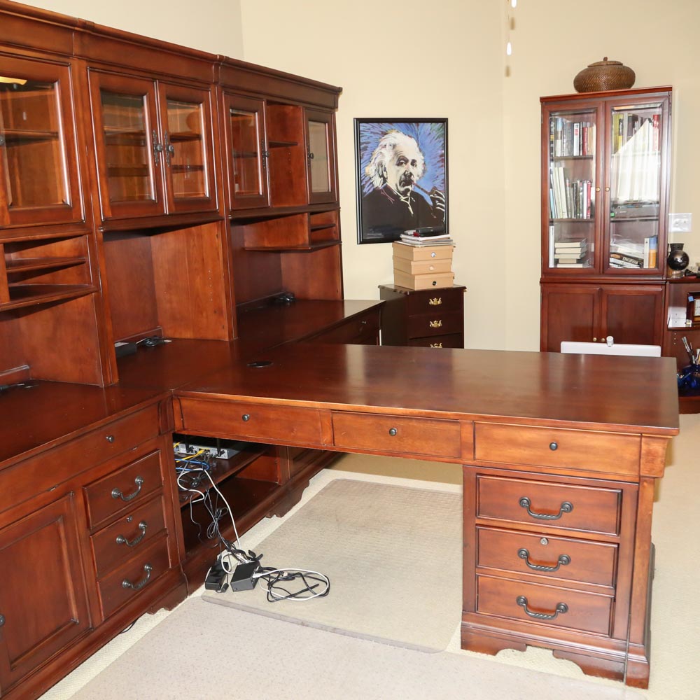 Workspace Hutch with Desk