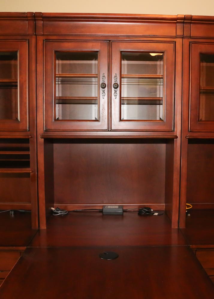 Workspace Hutch with Desk