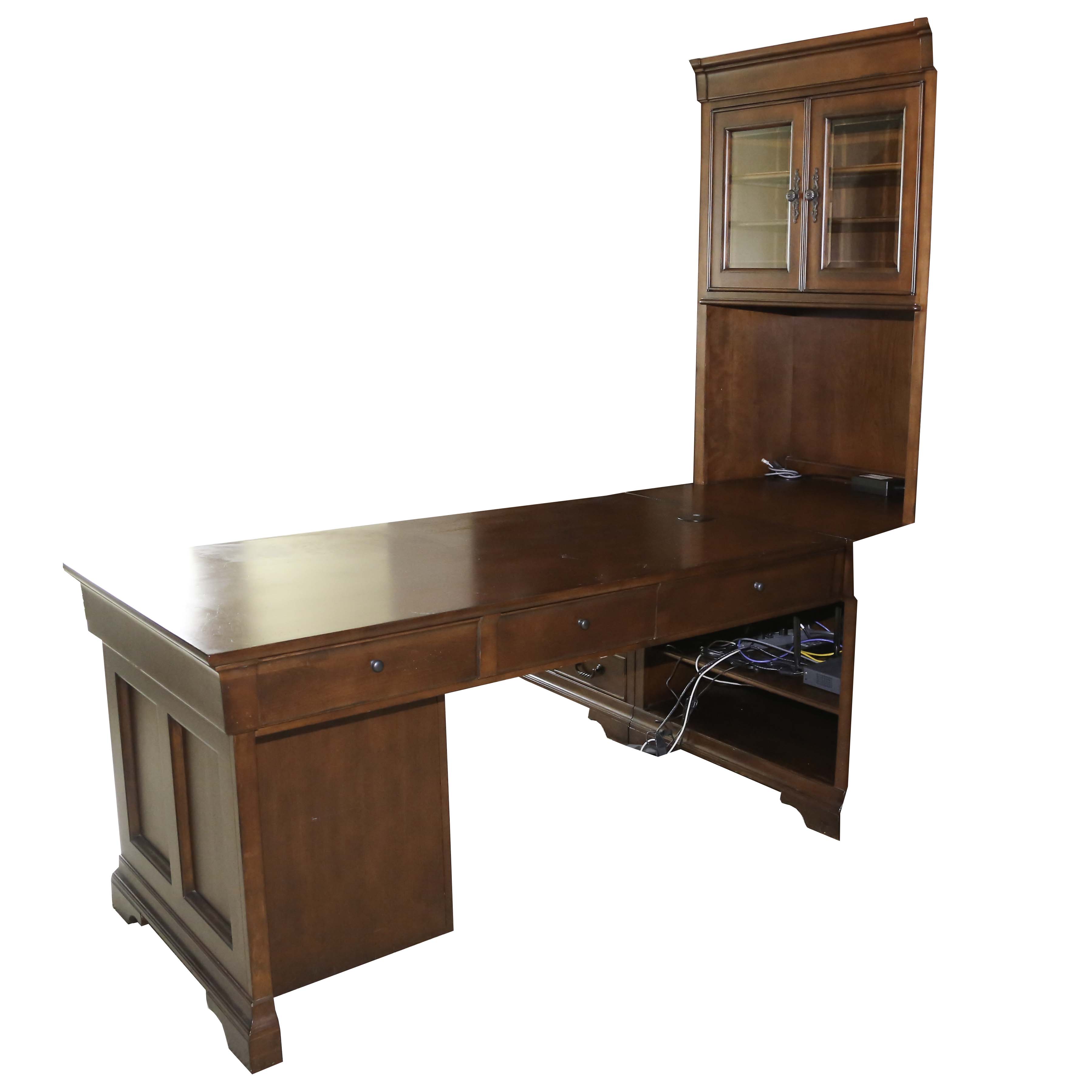 Workspace Hutch with Desk