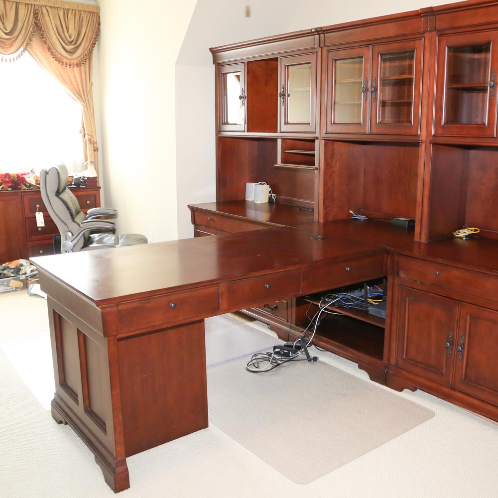 Workspace Hutch with Desk