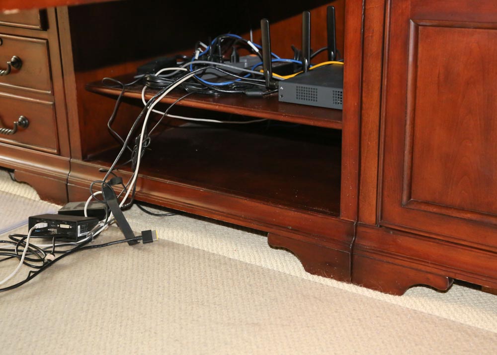 Workspace Hutch with Desk