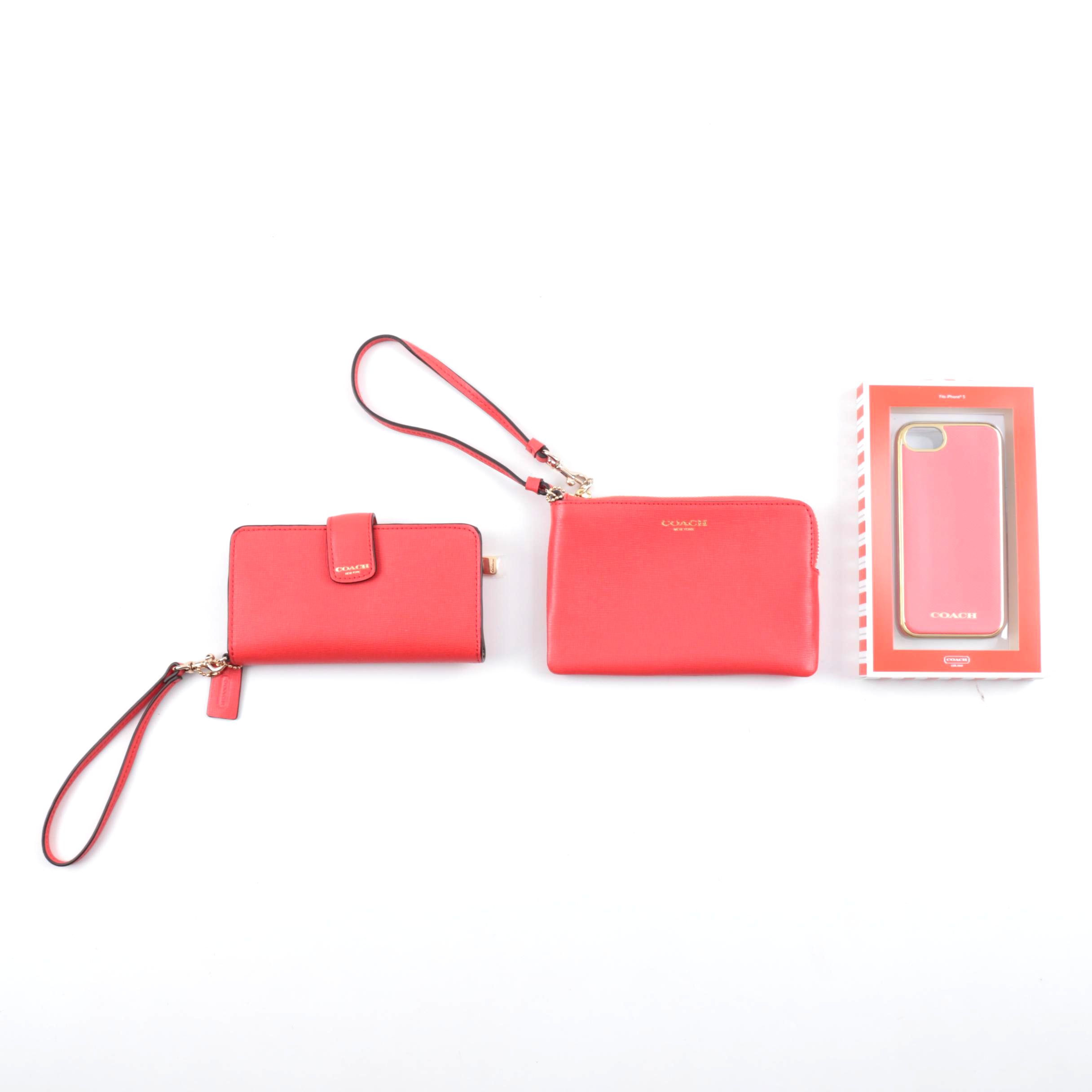 Coach "Saffiano" Leather Accessories