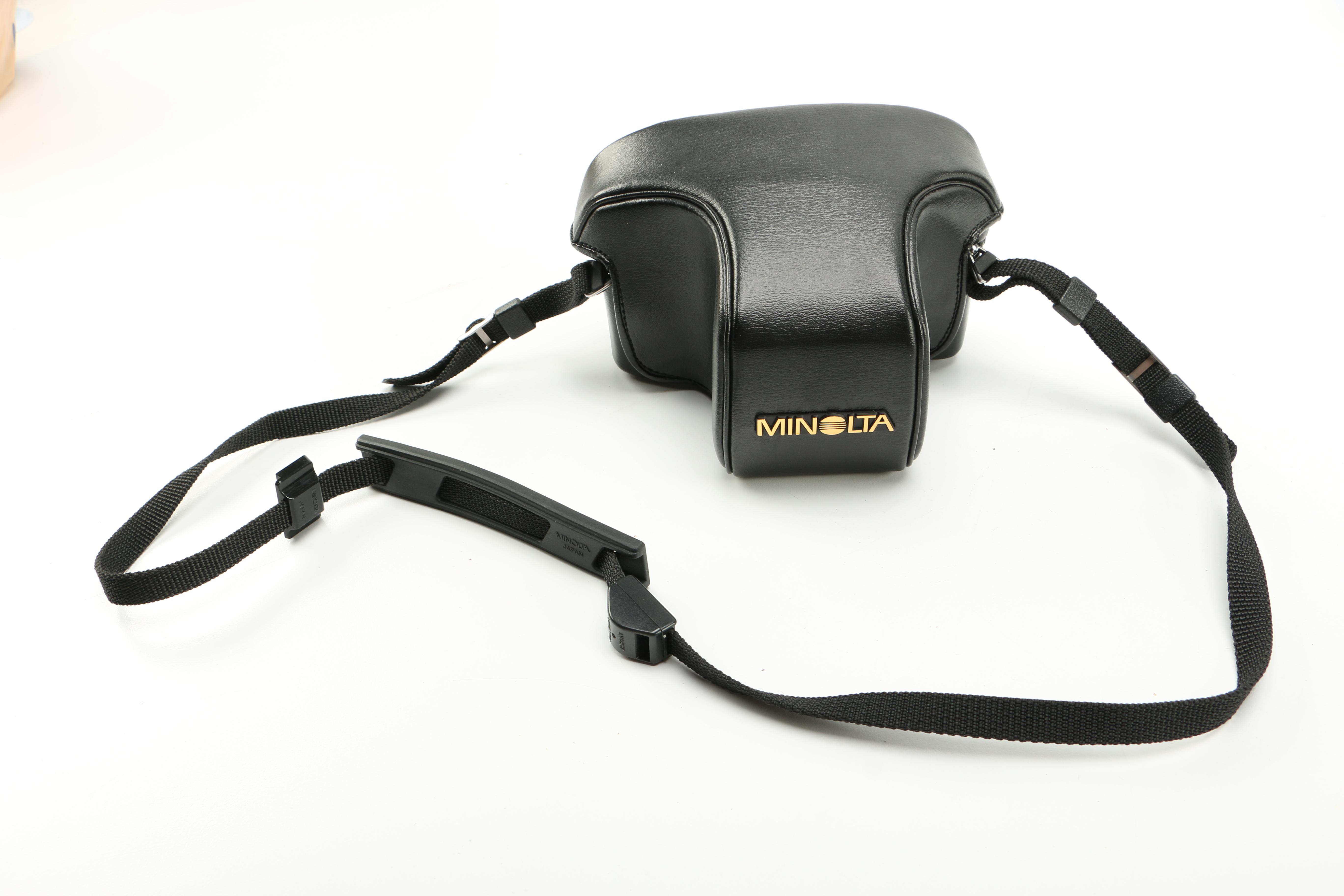 1981 Minolta X-700 Camera With Case and Accessories