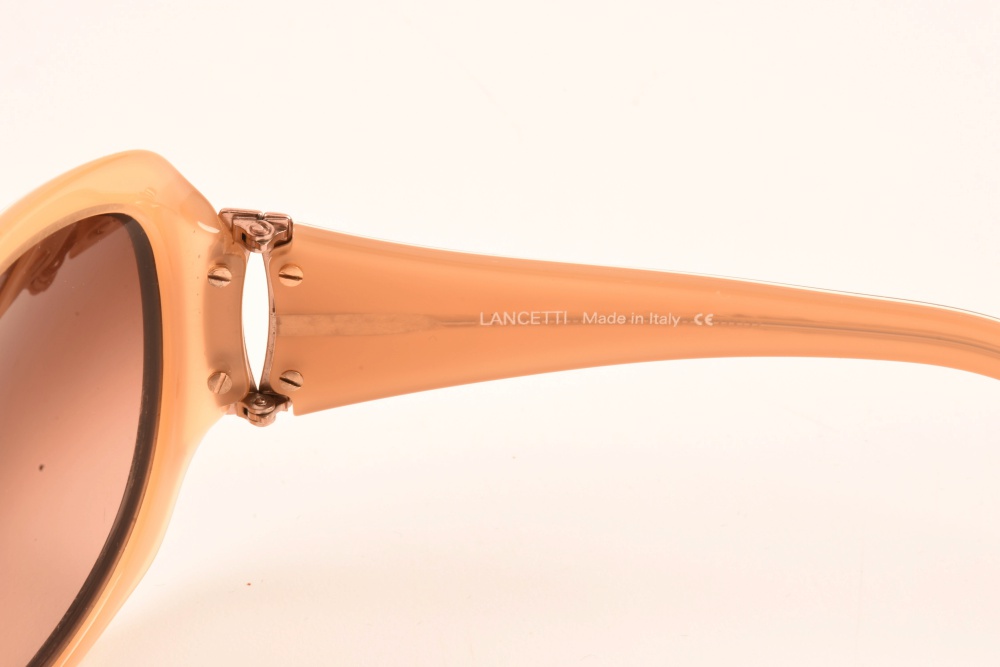 Italian Made Lancetti Sunglasses in Honey and Bronze