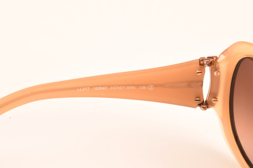 Italian Made Lancetti Sunglasses in Honey and Bronze