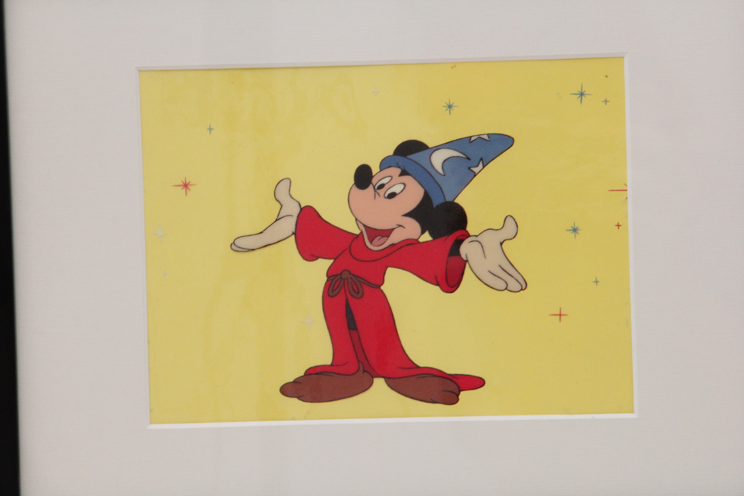 Disney's Animation Cell of Mickey Mouse "The Sorcerer's Apprentice"