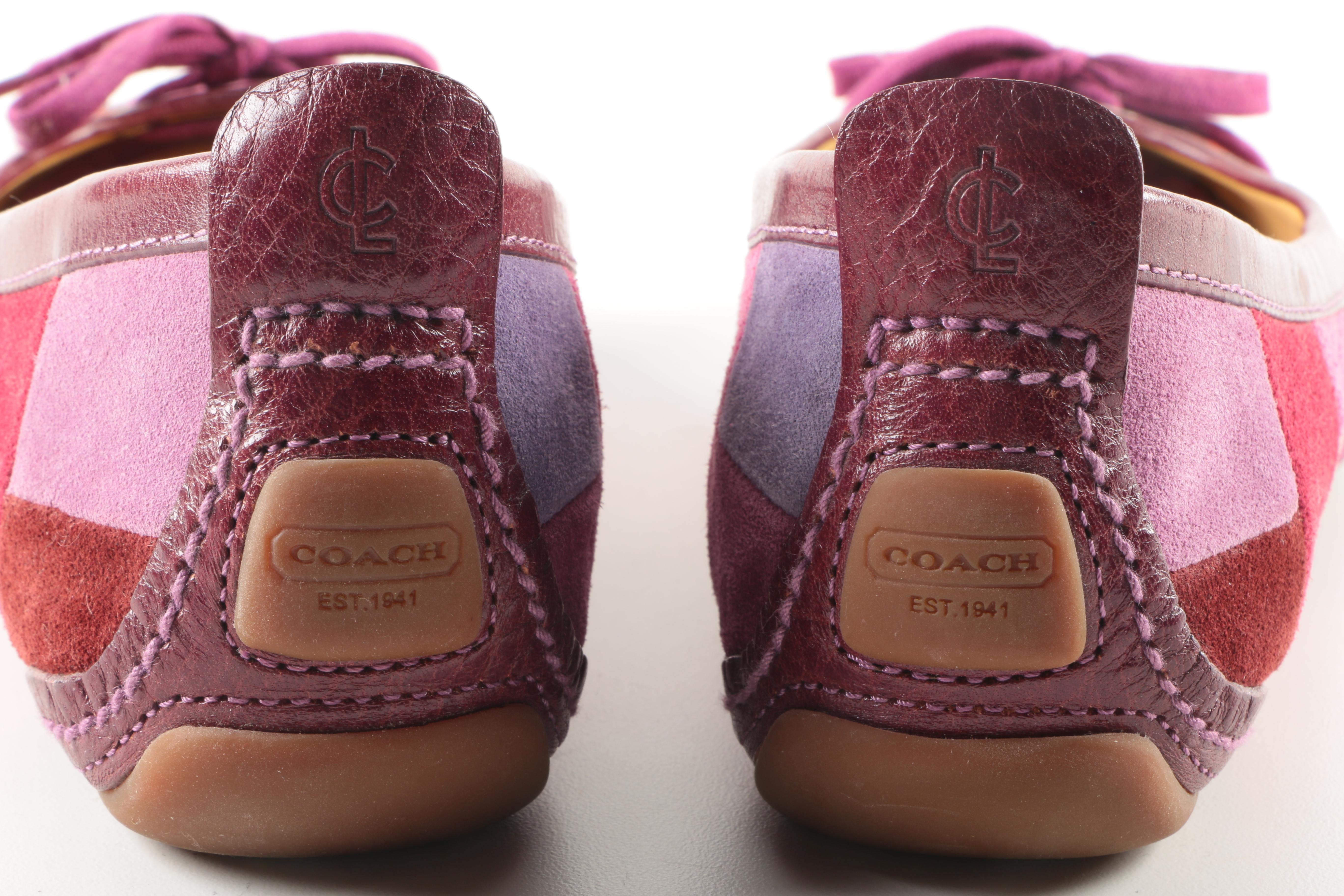 Coach Jenilee Suede Ballet Flats