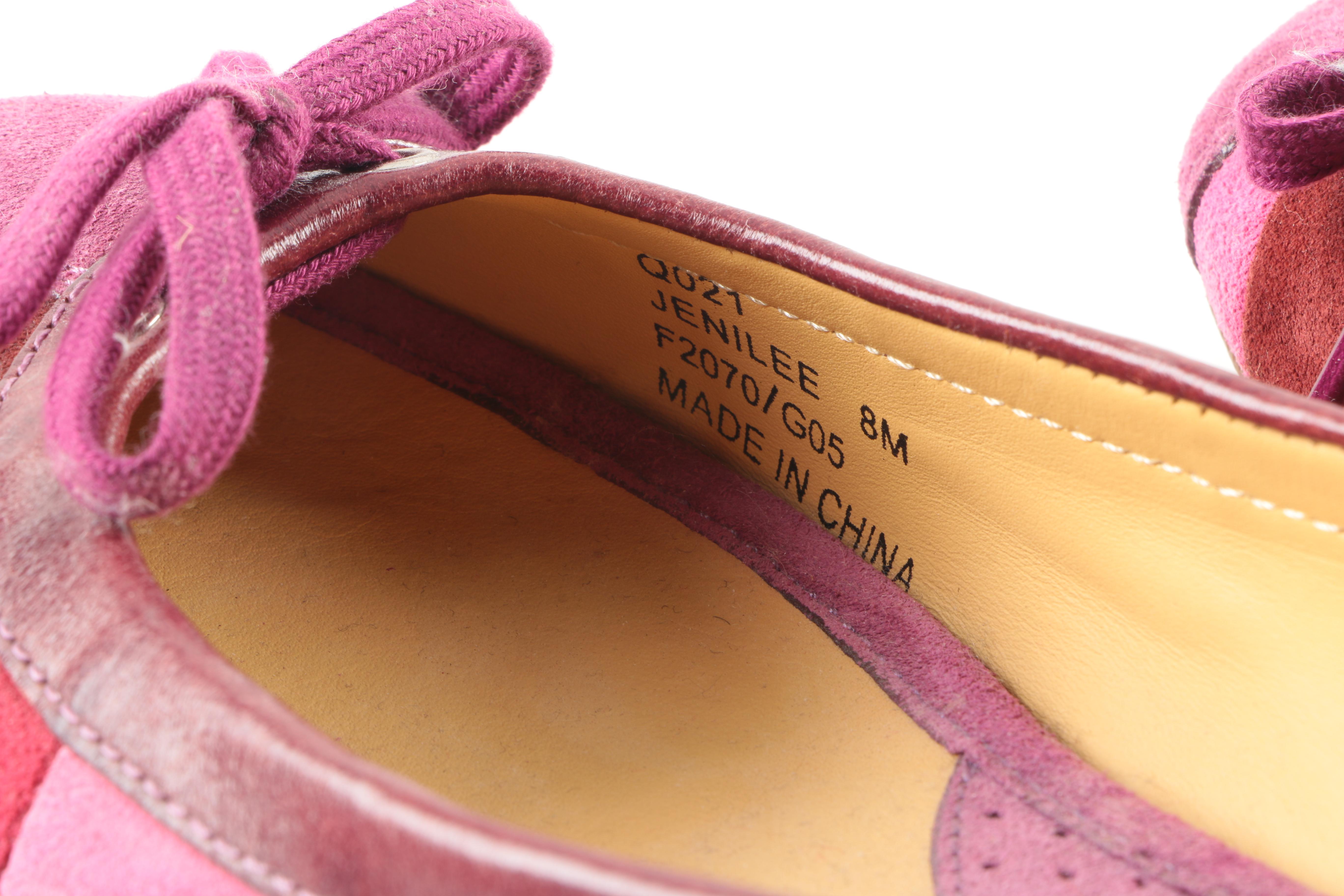 Coach Jenilee Suede Ballet Flats