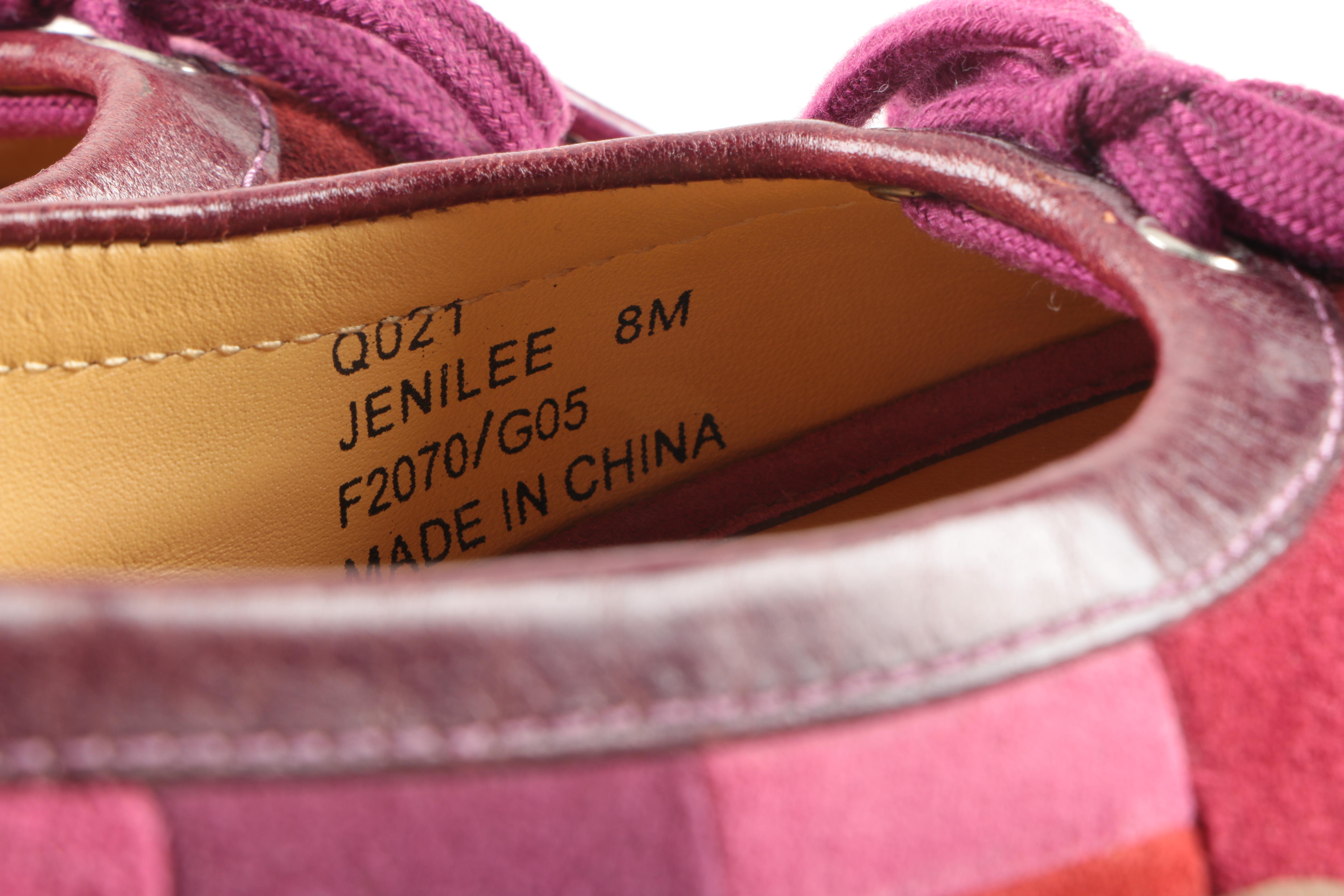 Coach Jenilee Suede Ballet Flats