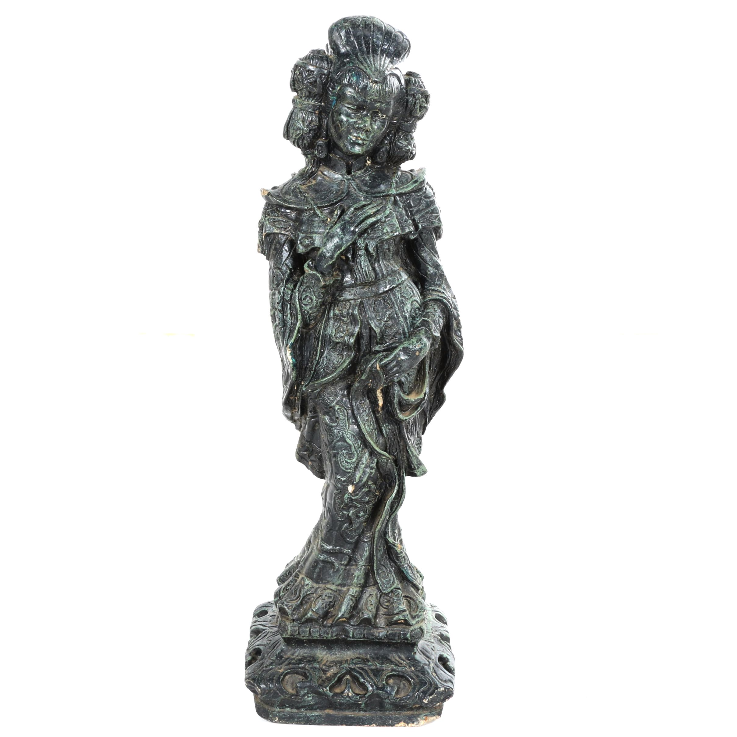 Reproduction Concrete Statue of Female Figure