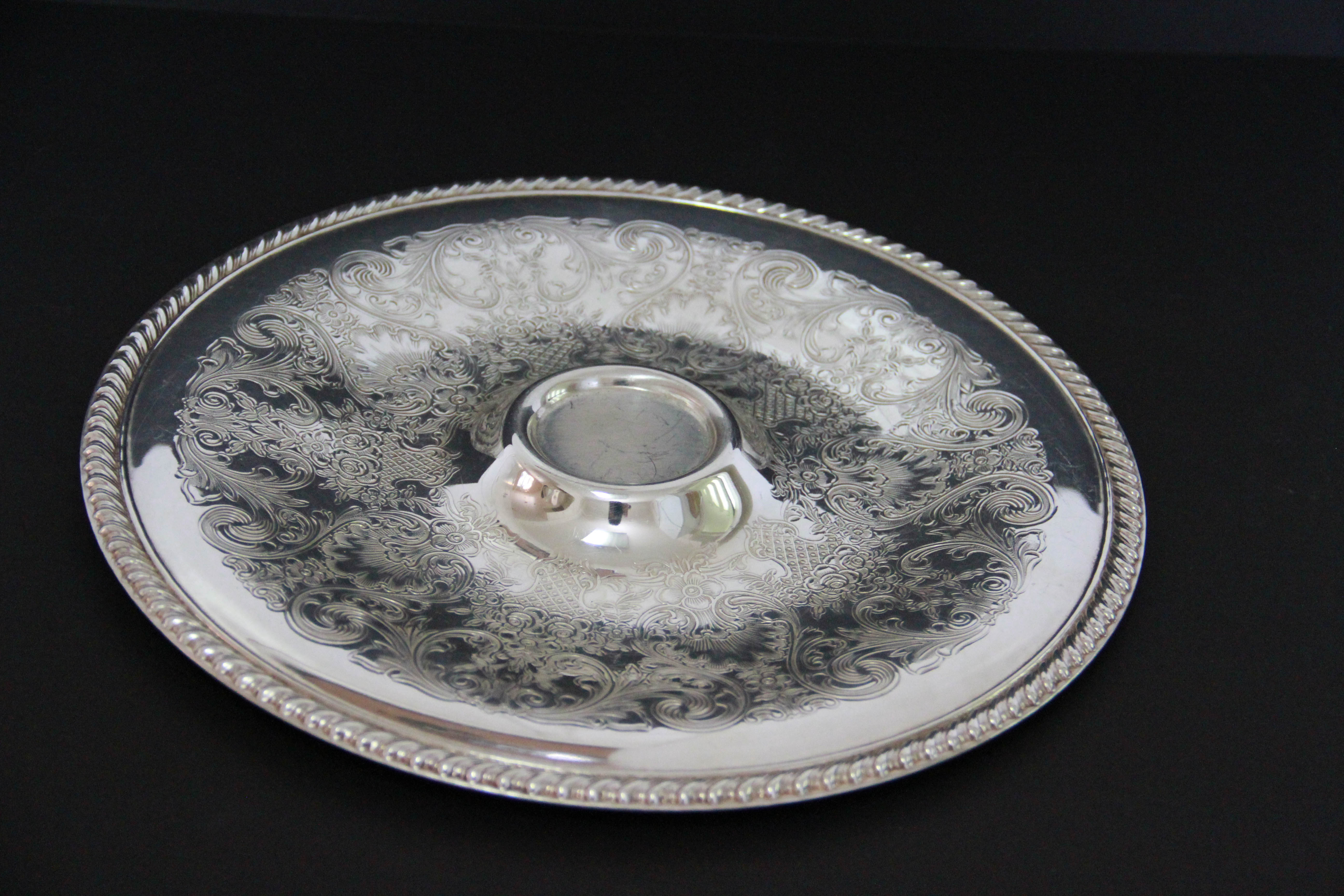 Silver Plated Serving Pieces Featuring W. M. Rogers