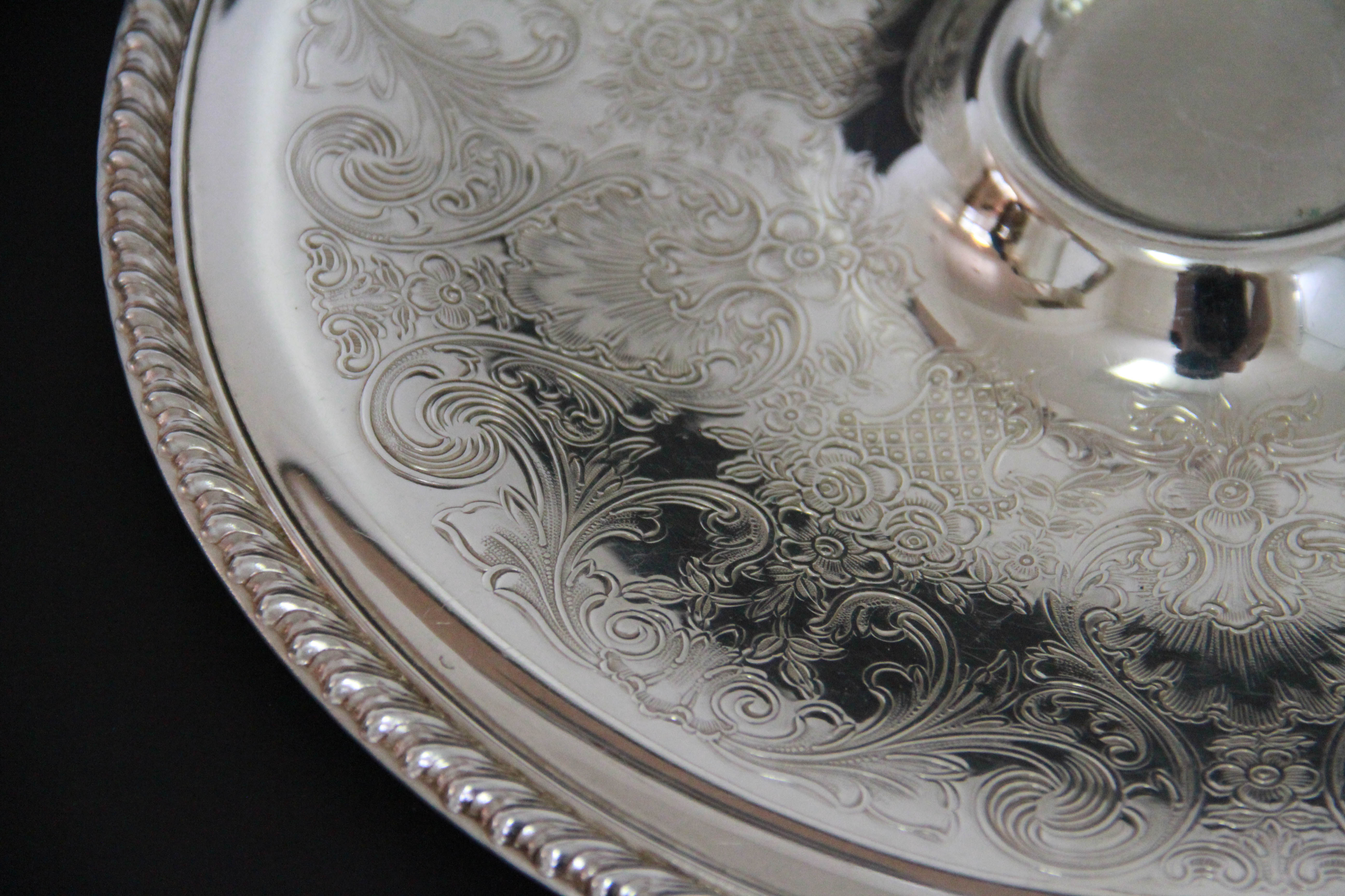 Silver Plated Serving Pieces Featuring W. M. Rogers