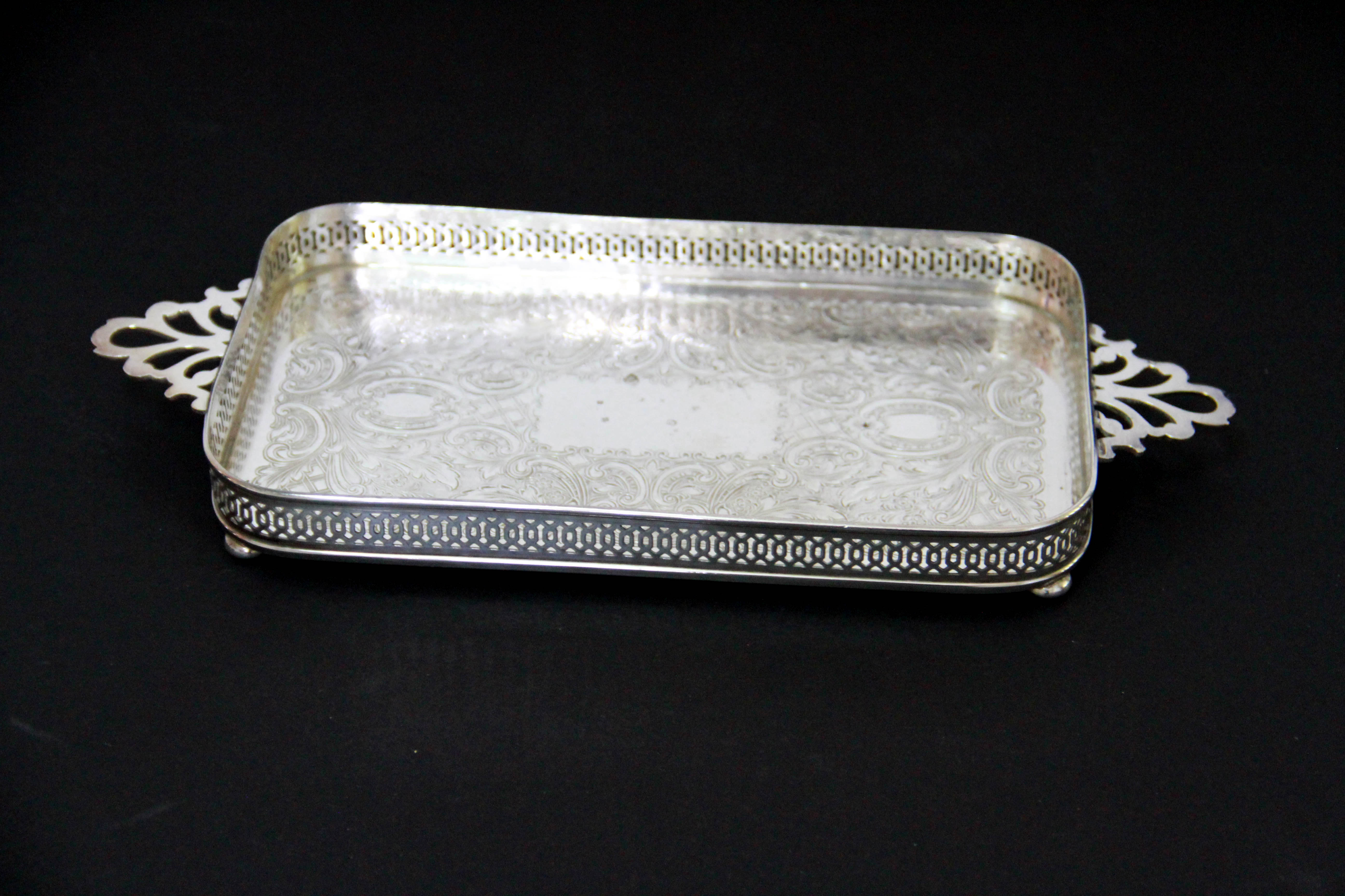 Silver Plated Serving Pieces Featuring W. M. Rogers