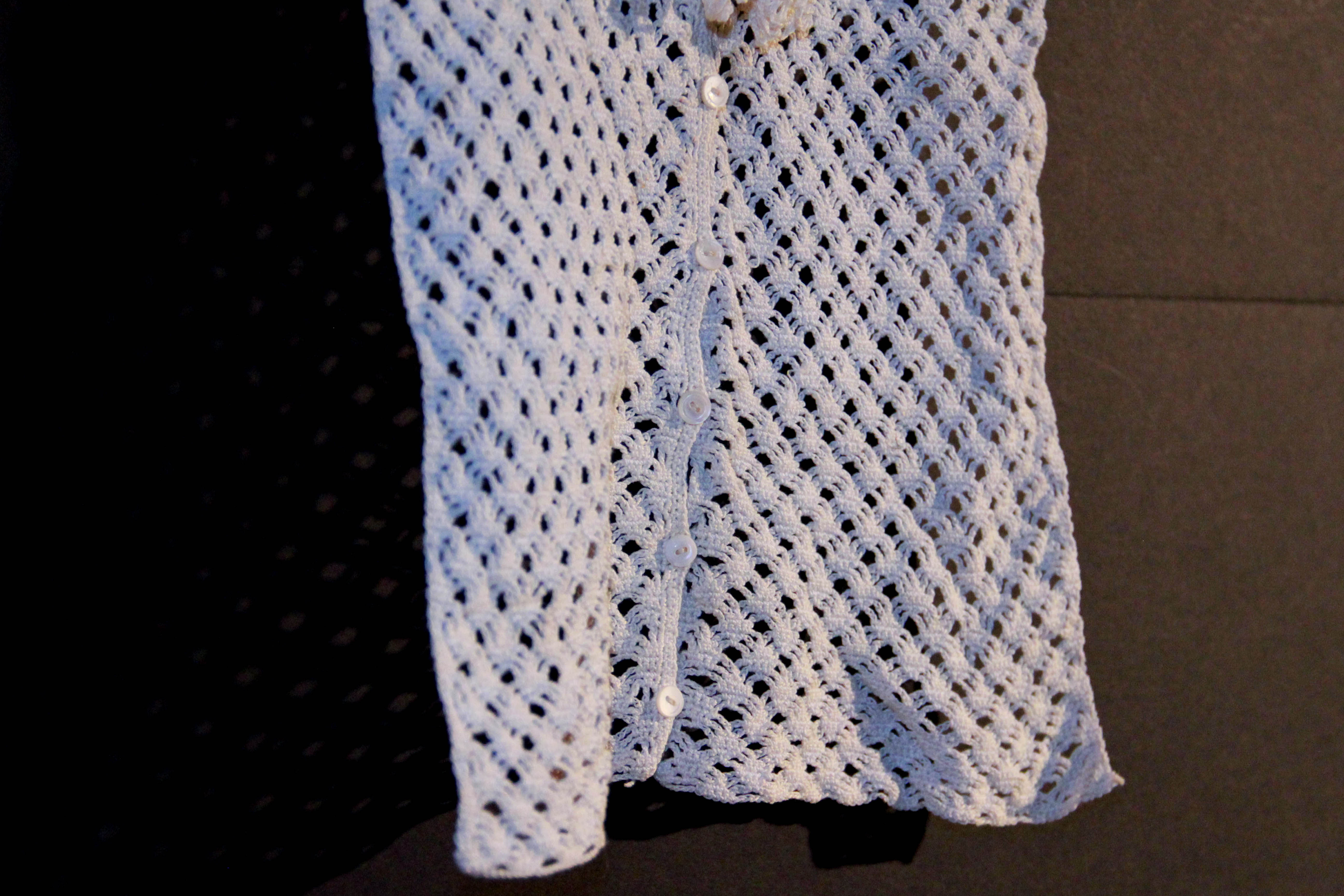 Vintage Christening Gown and Crocheted Vest