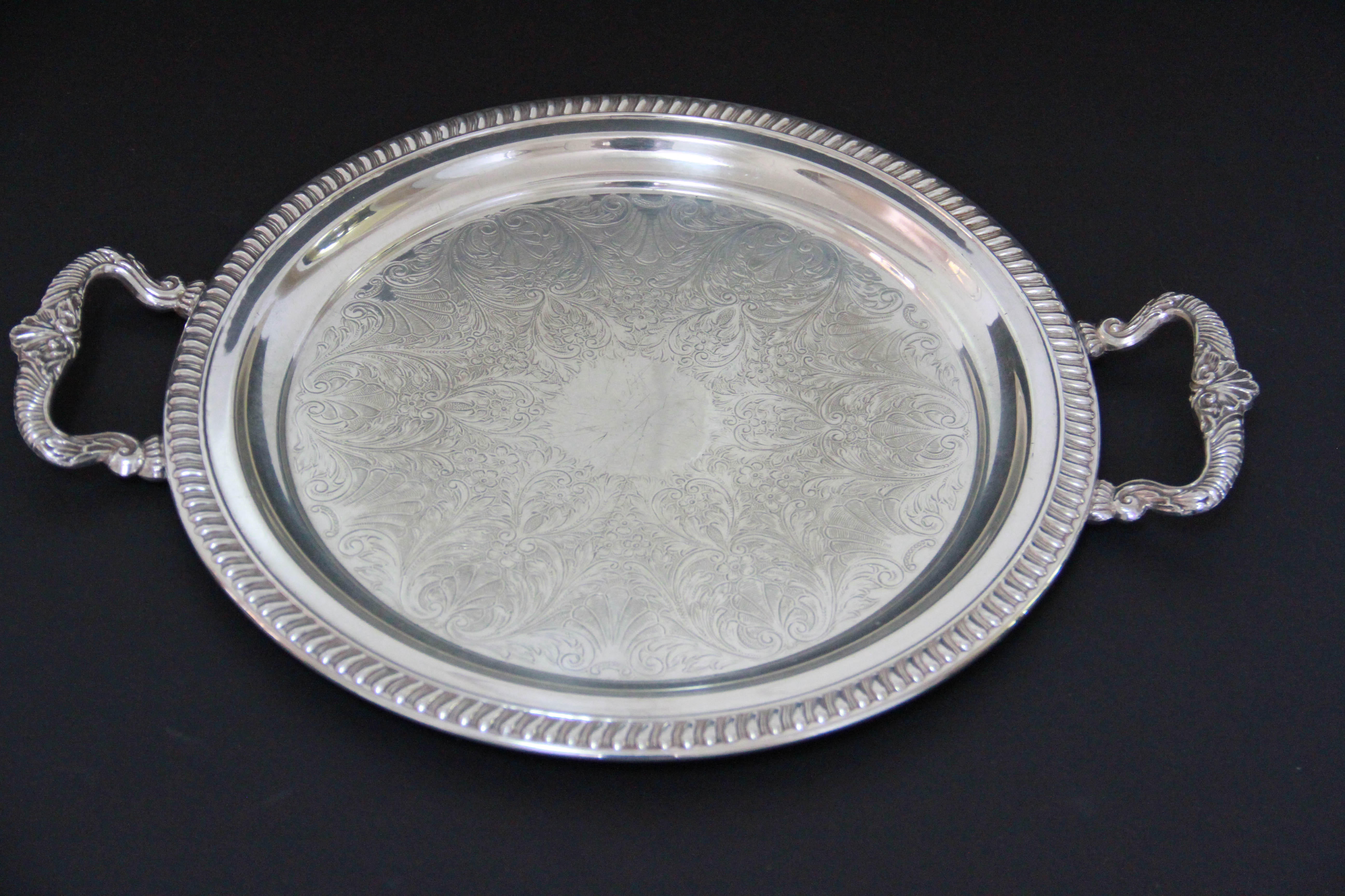 Silver Plated Serving Pieces Featuring W. M. Rogers