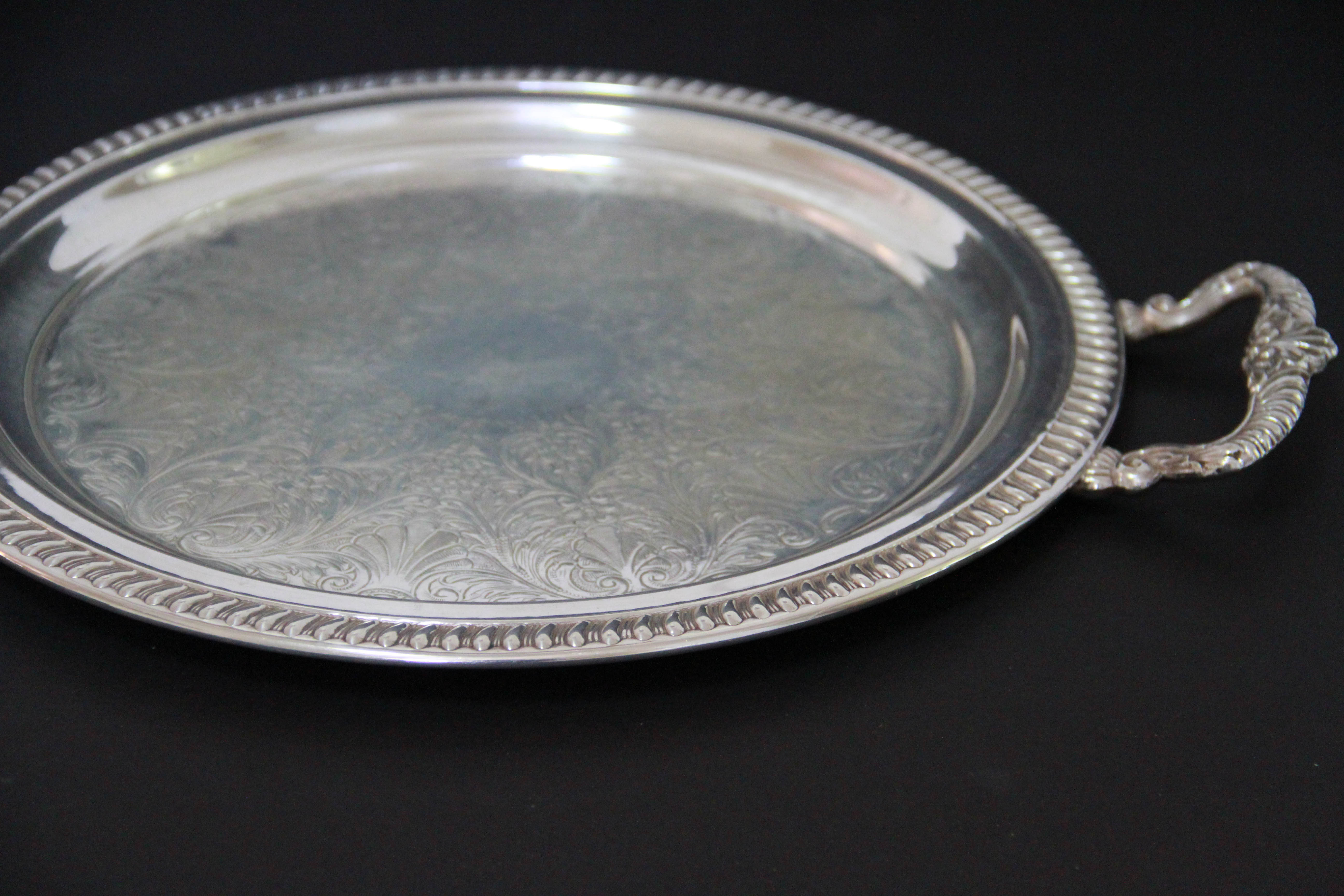 Silver Plated Serving Pieces Featuring W. M. Rogers