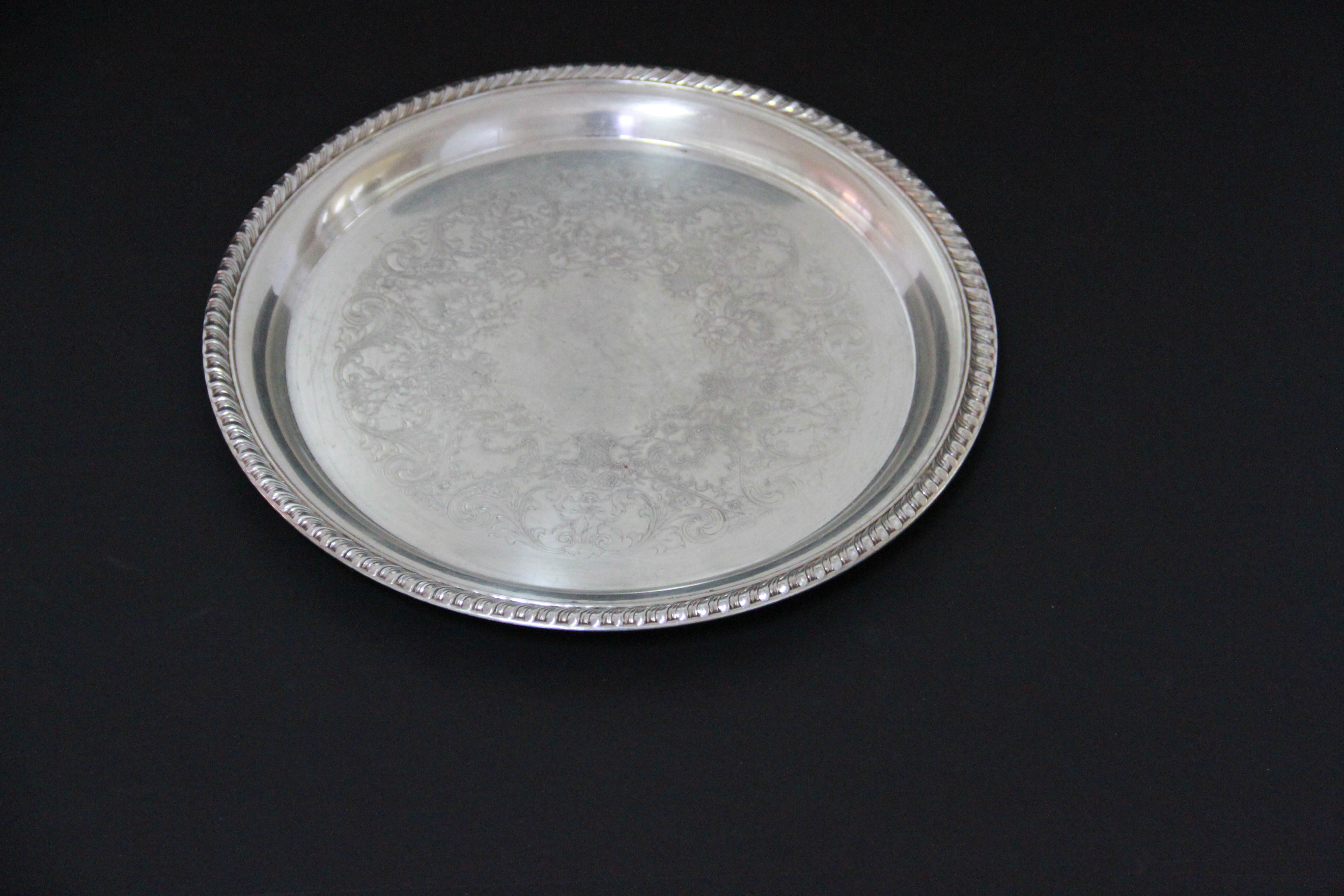 Silver Plated Serving Pieces Featuring W. M. Rogers