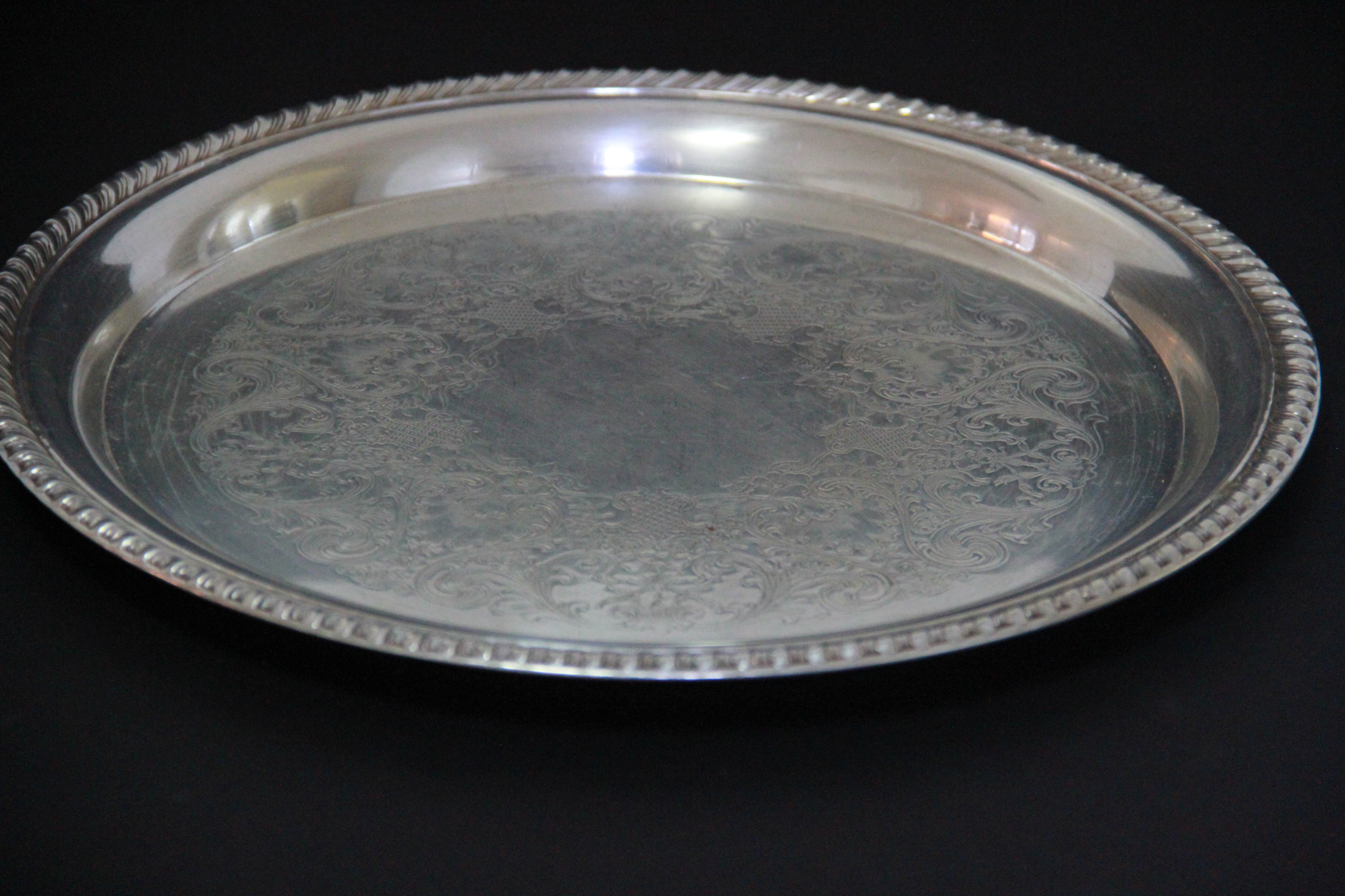 Silver Plated Serving Pieces Featuring W. M. Rogers