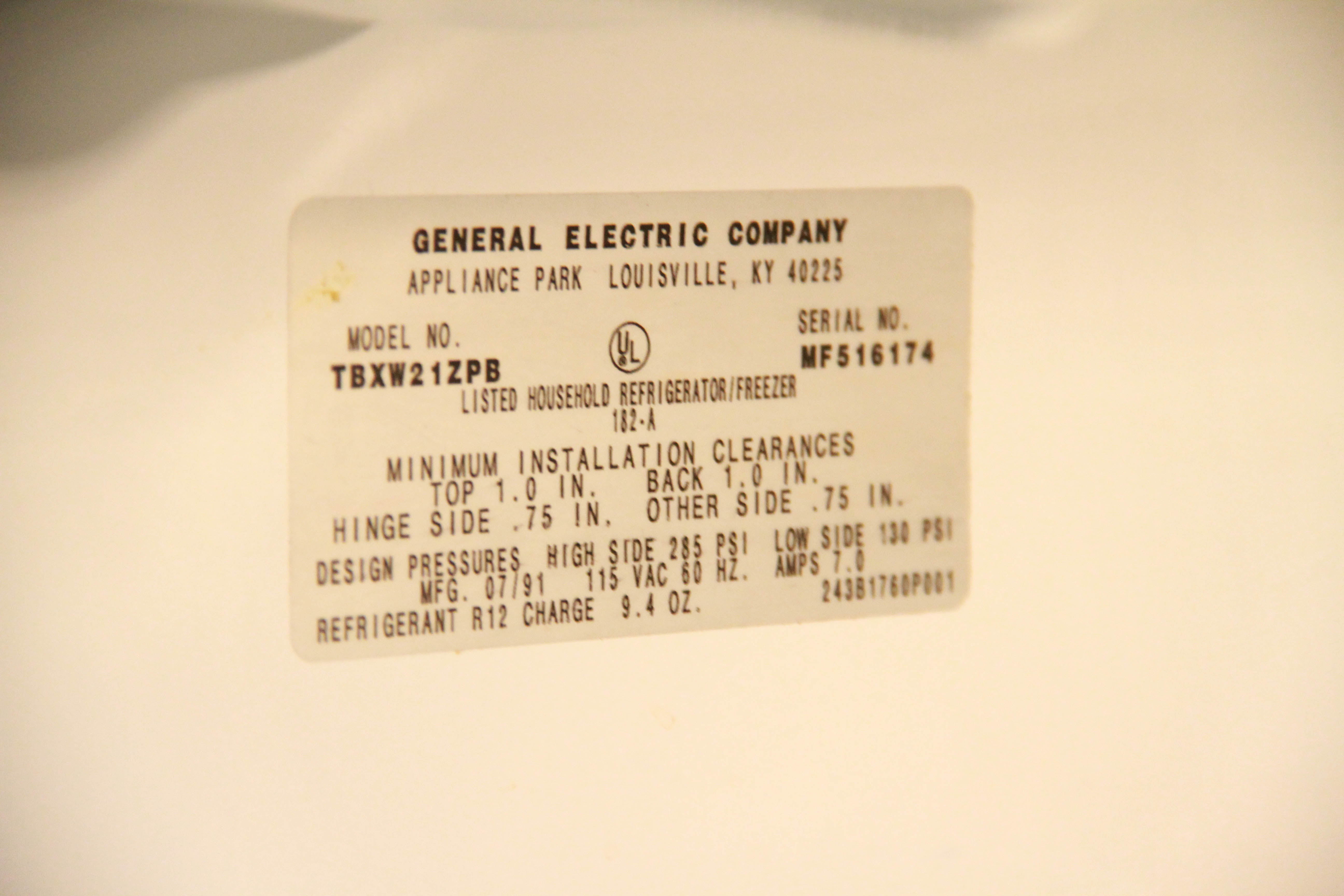 General Electric Refrigerator-Freezer