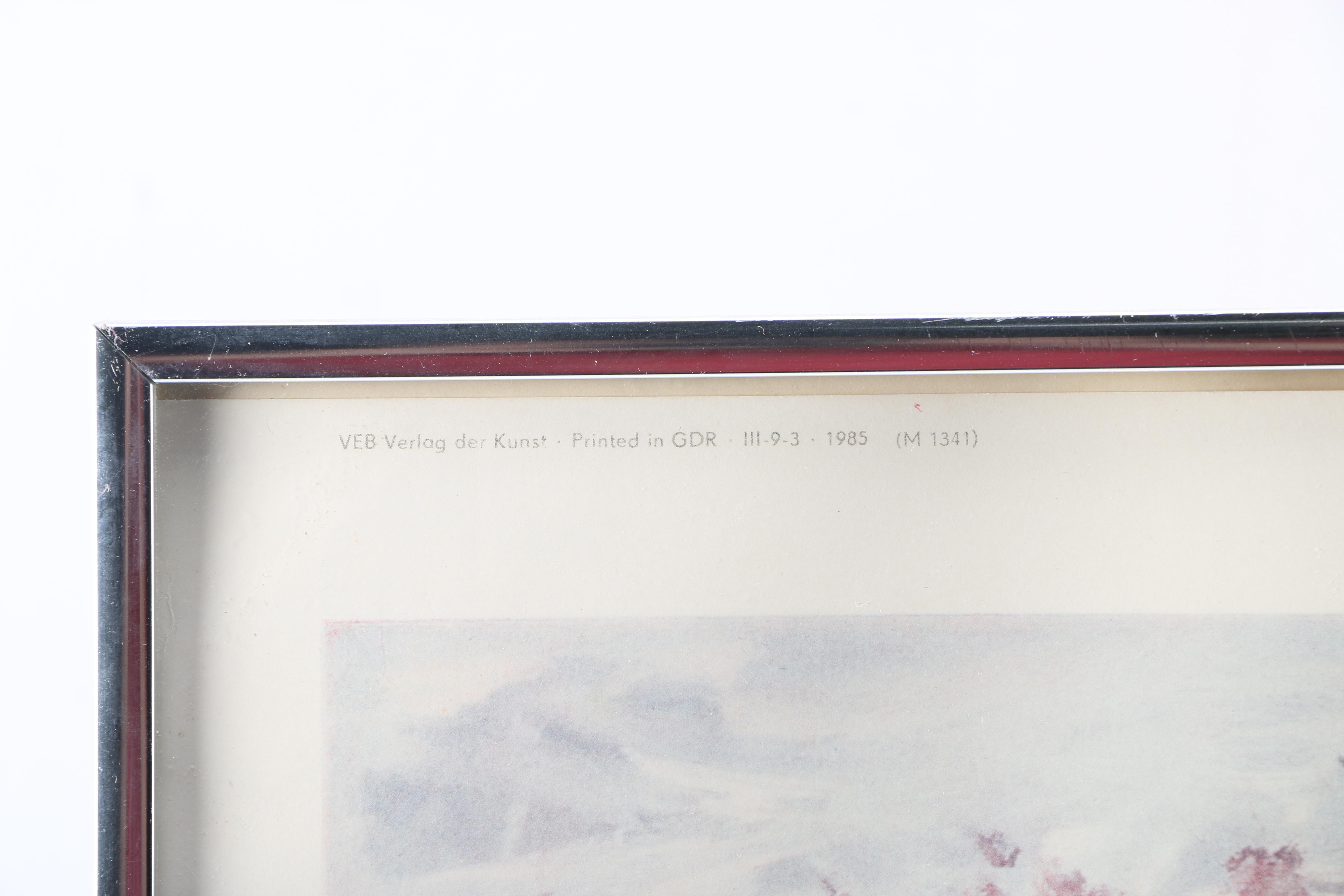 Claude Monet Offset Lithograph "Resting Under The Lilac"