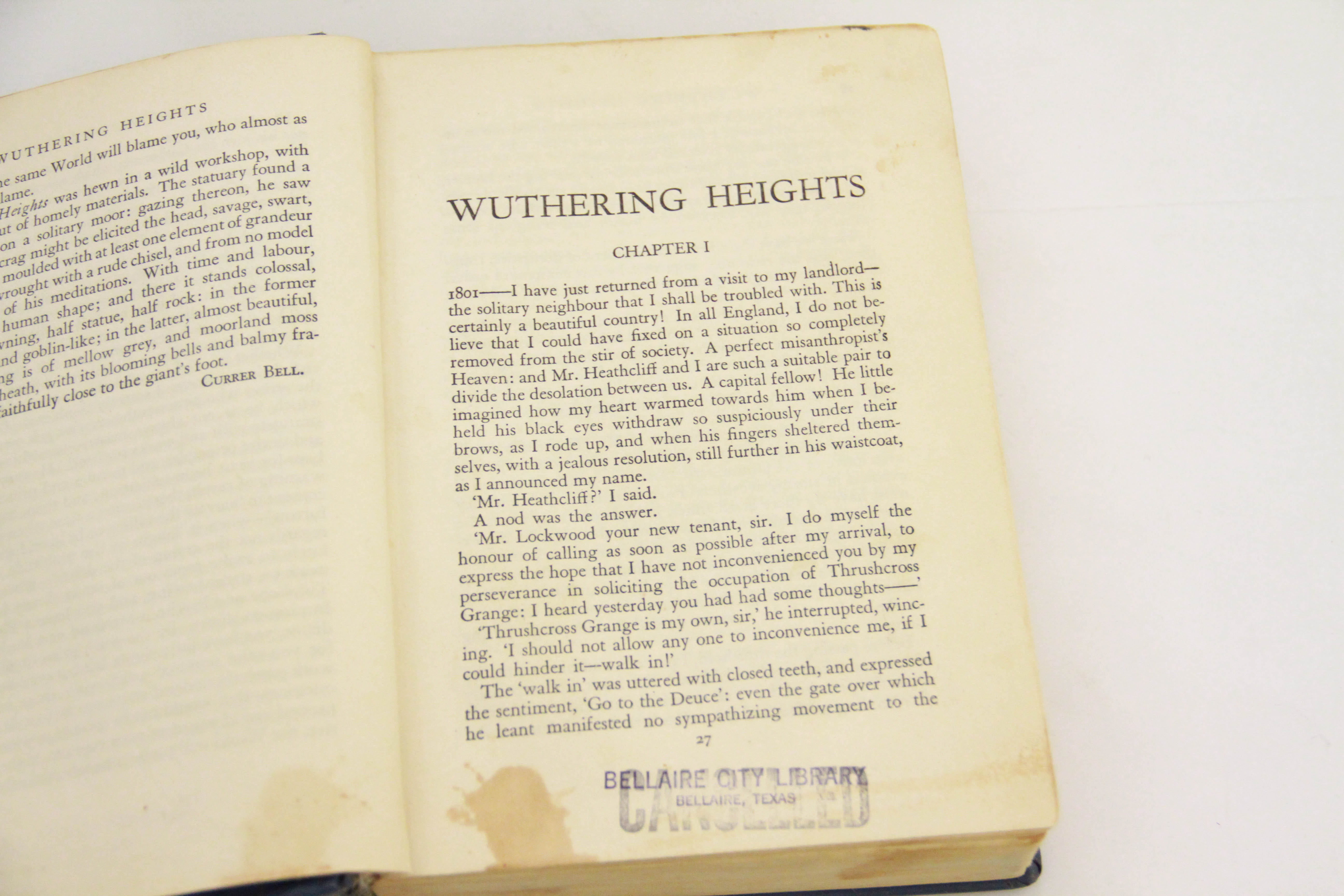 Collection of Vintage Novels Including "Pride and Prejudice" by Jane Austen