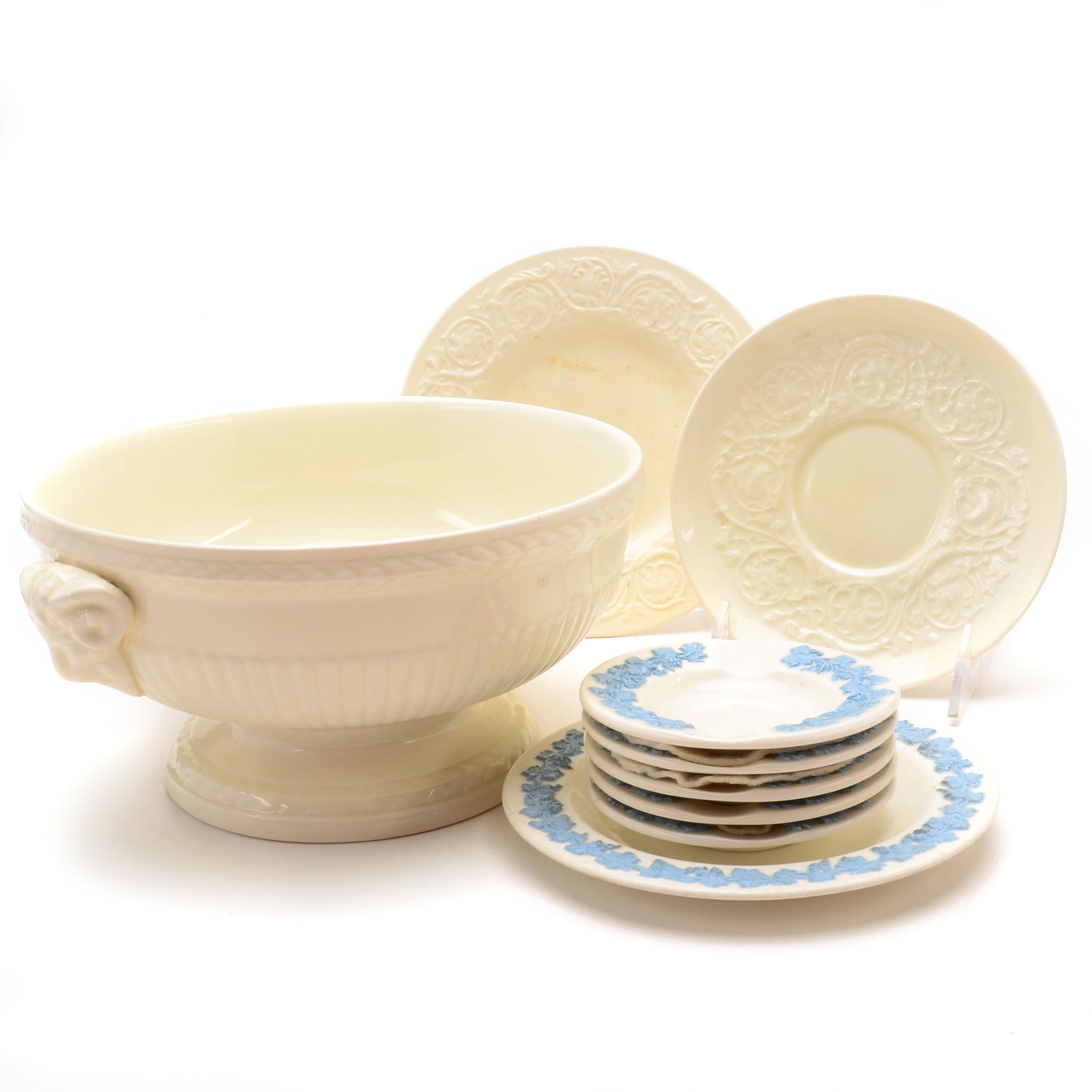 Assortment of Wedgwood Queen's Ware Including "Patrician"