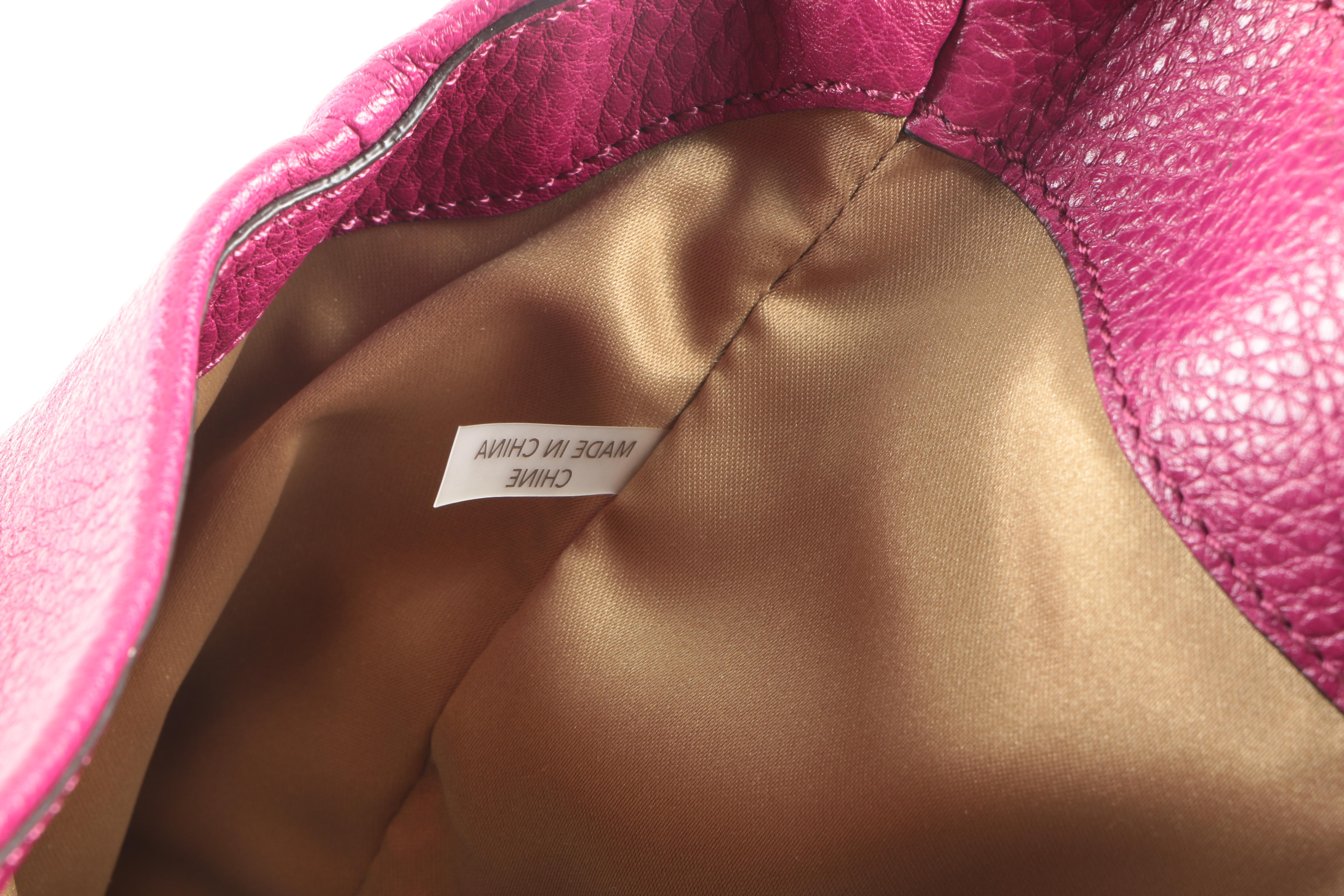 Coach Madison Leather Phoebe Shoulder Bag in Cranberry