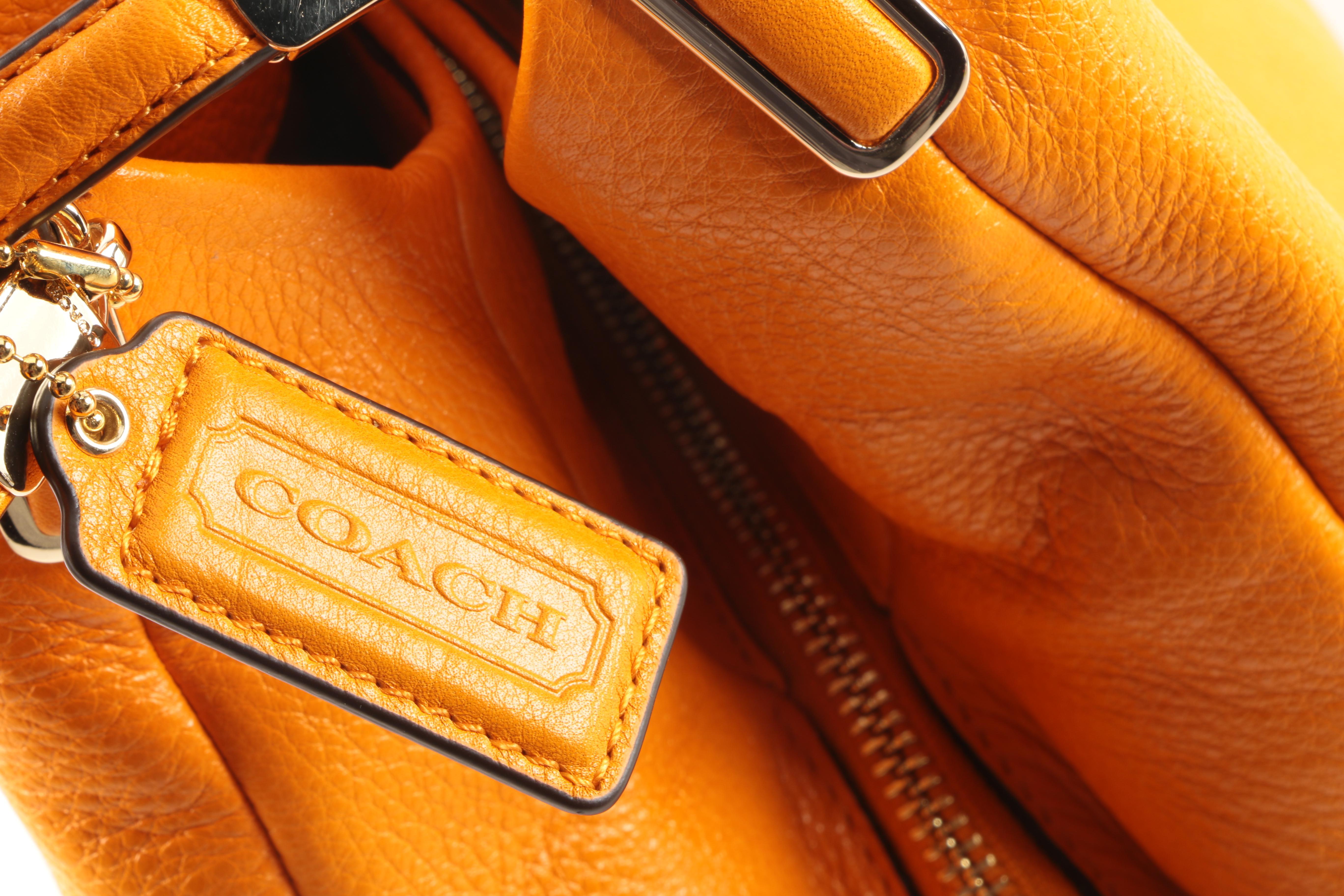 Coach Madison Phoebe Shoulder Bag in Bright Mandarin