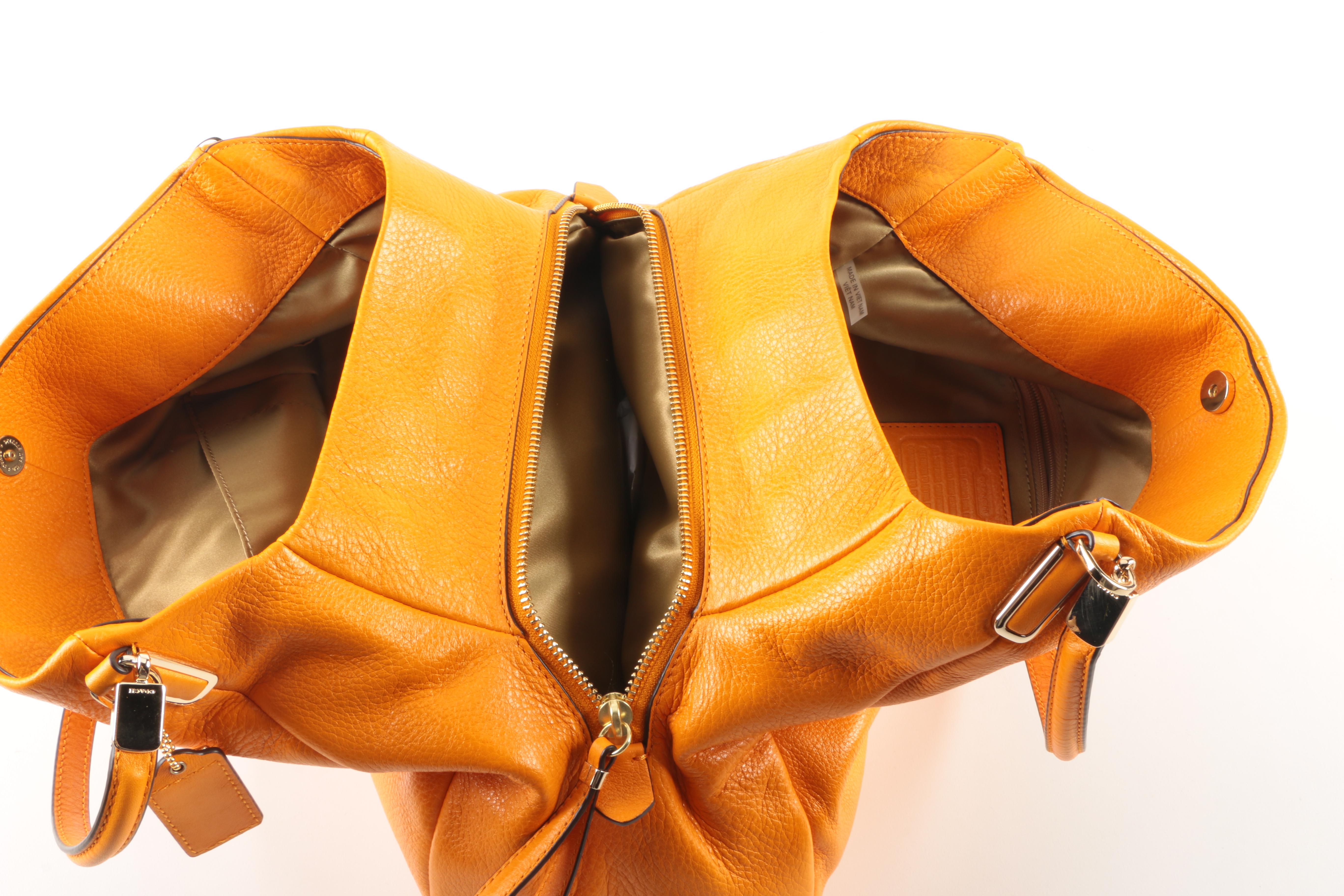 Coach Madison Phoebe Shoulder Bag in Bright Mandarin