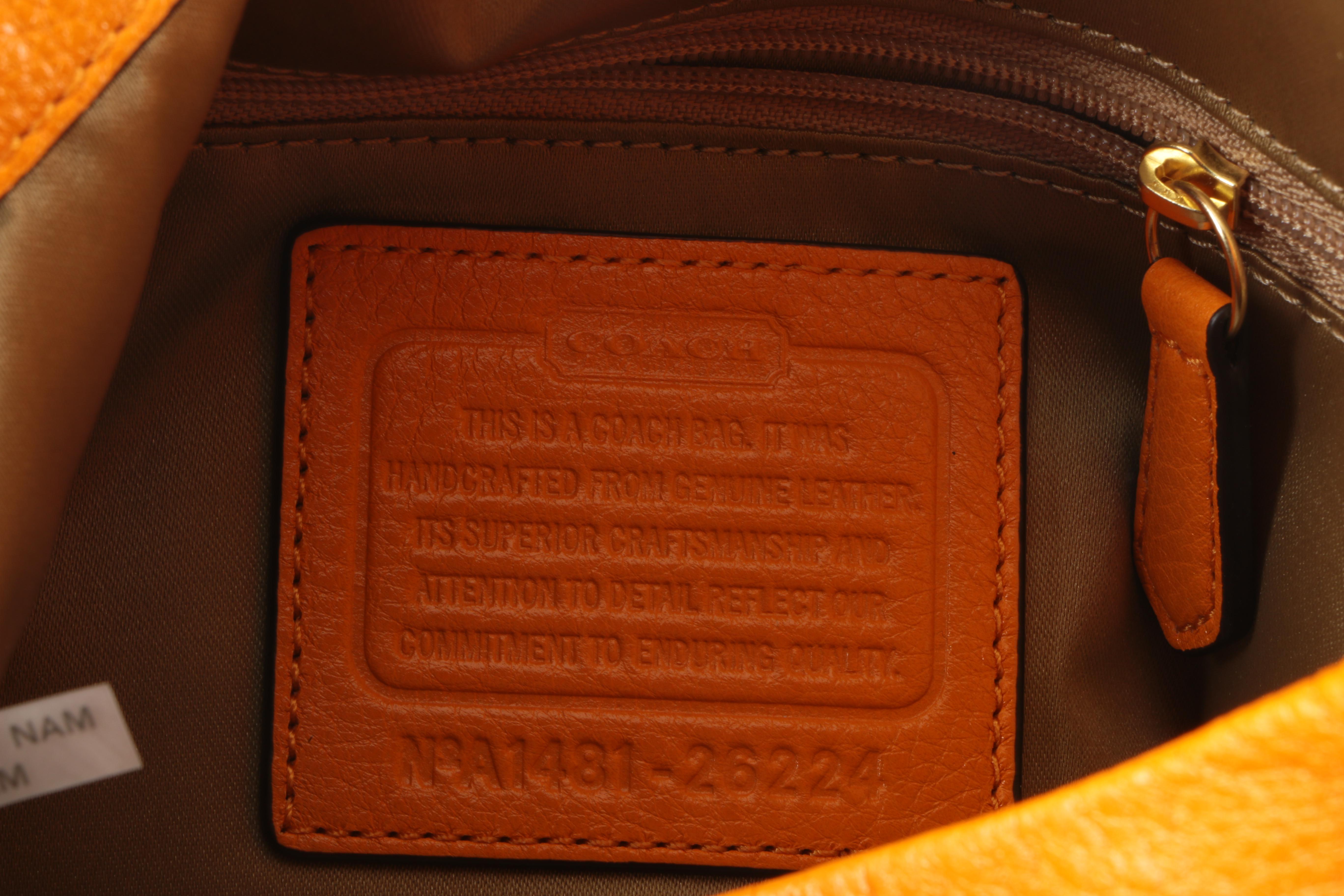 Coach Madison Phoebe Shoulder Bag in Bright Mandarin