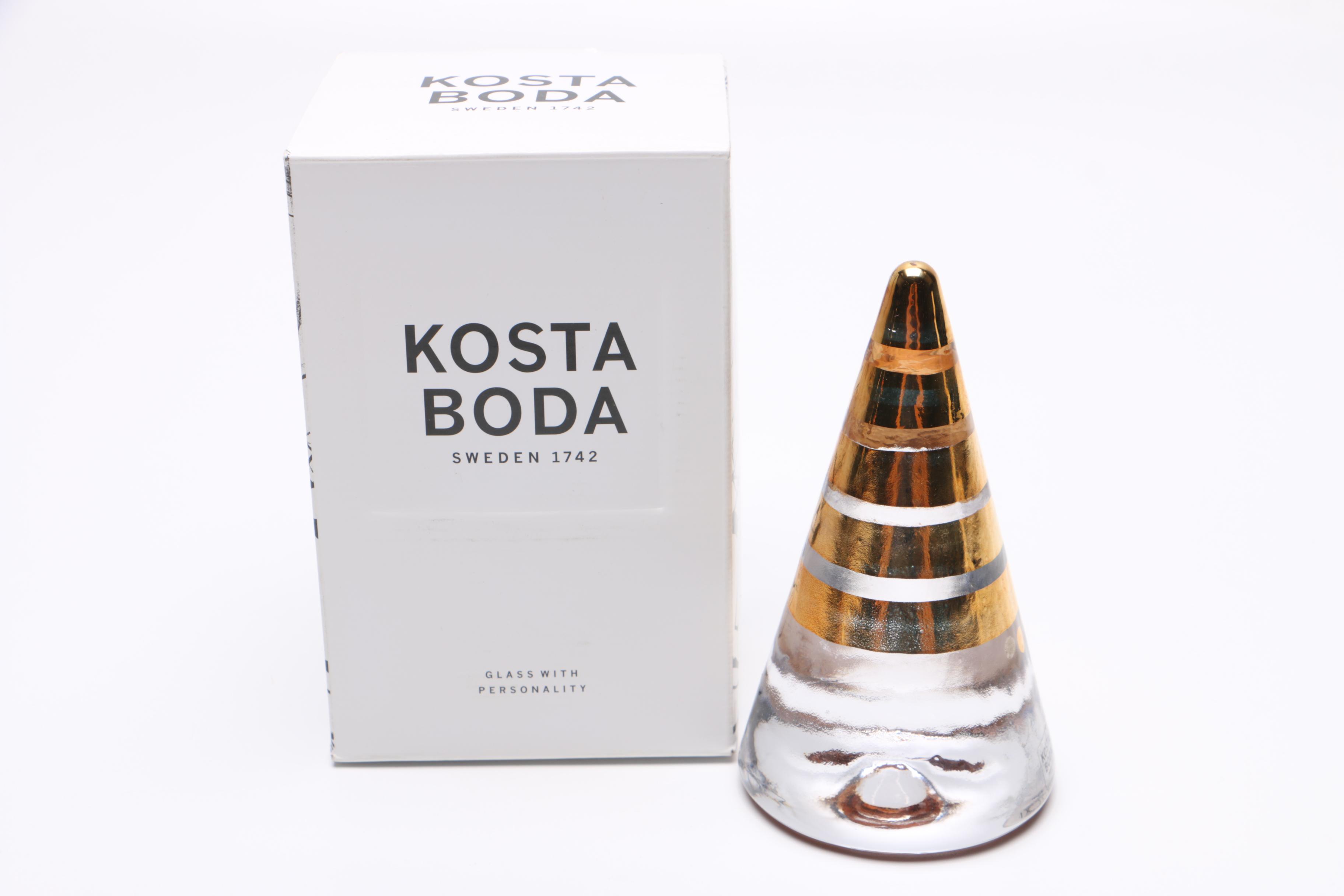 Kosta Boda Art Glass Pieces