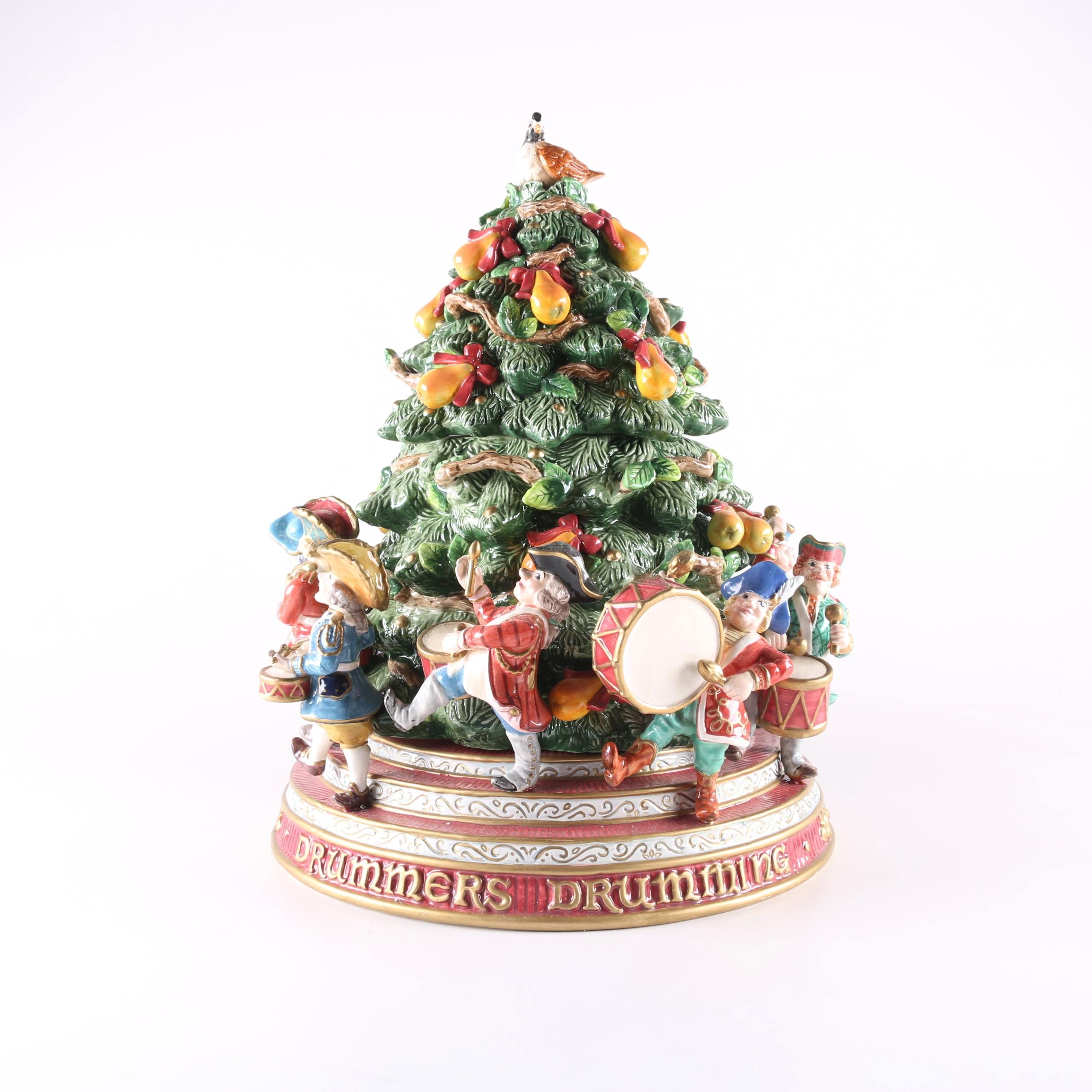 Fitz and Floyd "Twelve Days of Christmas" Cookie Jar