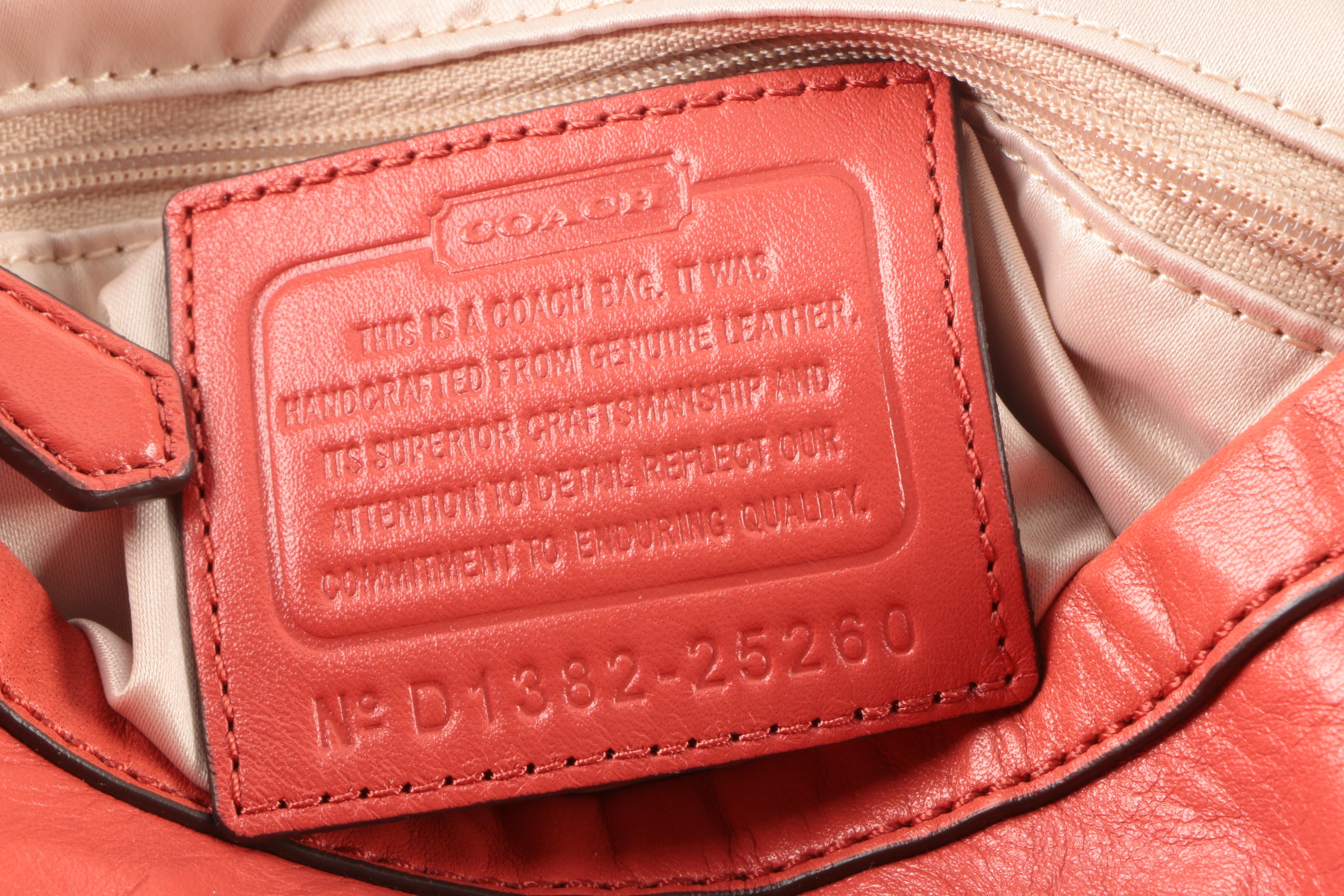 Coach Madison Bag and Two Wallets in Vermillion