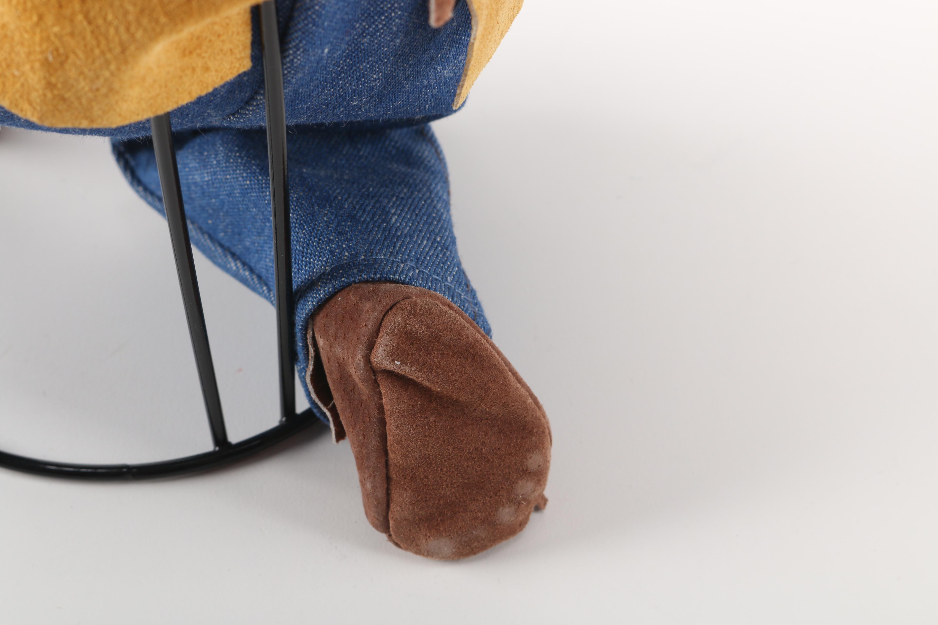 Edwin M. Knowles China Company Limited Edition "Little Davey Crockett" Porcelain Doll