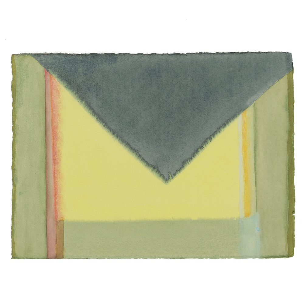 Beth Hertz Watercolor Painting on Paper "Grandma's Ugly Wallpaper"