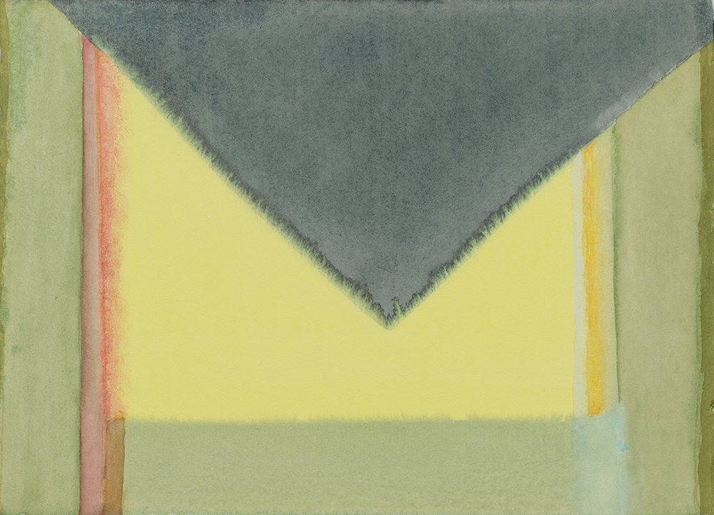 Beth Hertz Watercolor Painting on Paper "Grandma's Ugly Wallpaper"