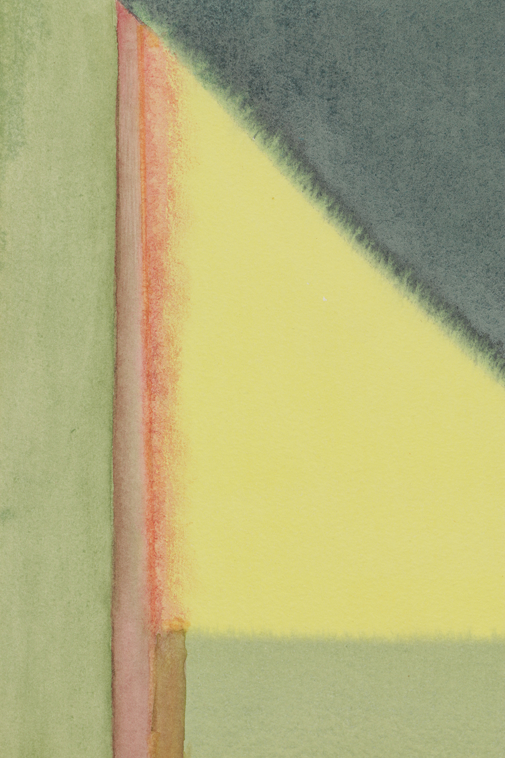 Beth Hertz Watercolor Painting on Paper "Grandma's Ugly Wallpaper"