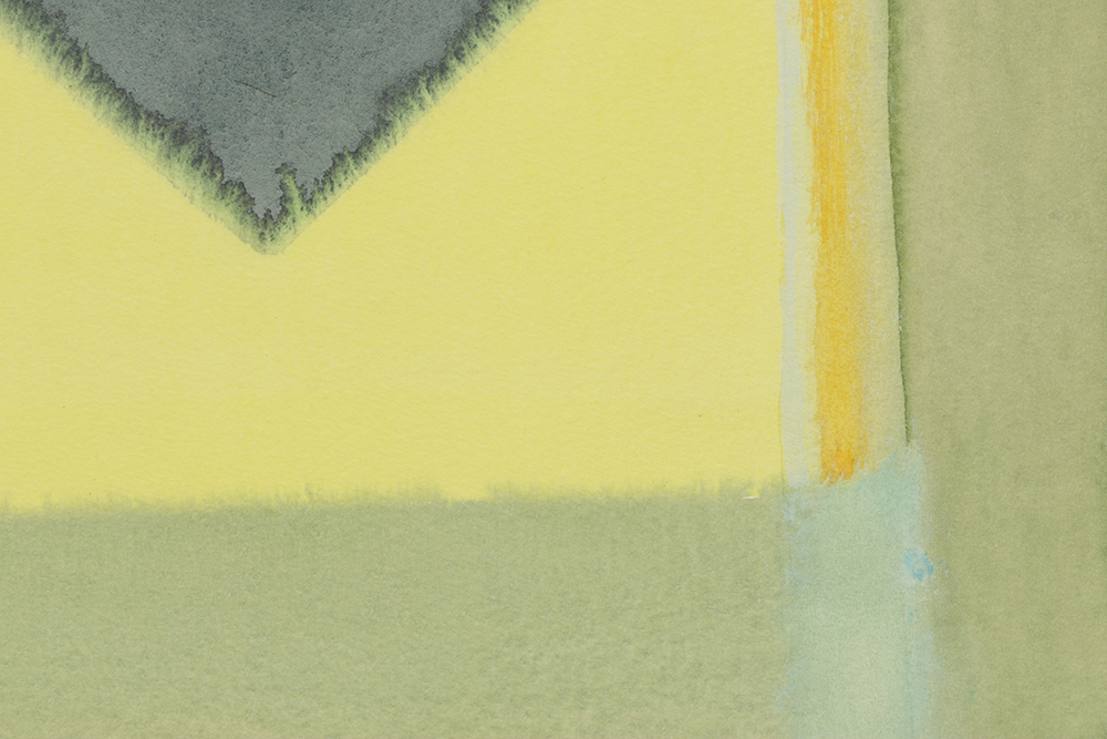 Beth Hertz Watercolor Painting on Paper "Grandma's Ugly Wallpaper"