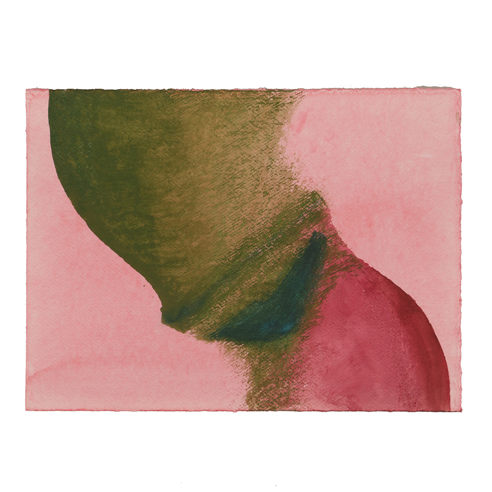 Beth Hertz Watercolor Painting on Paper "Receptor"