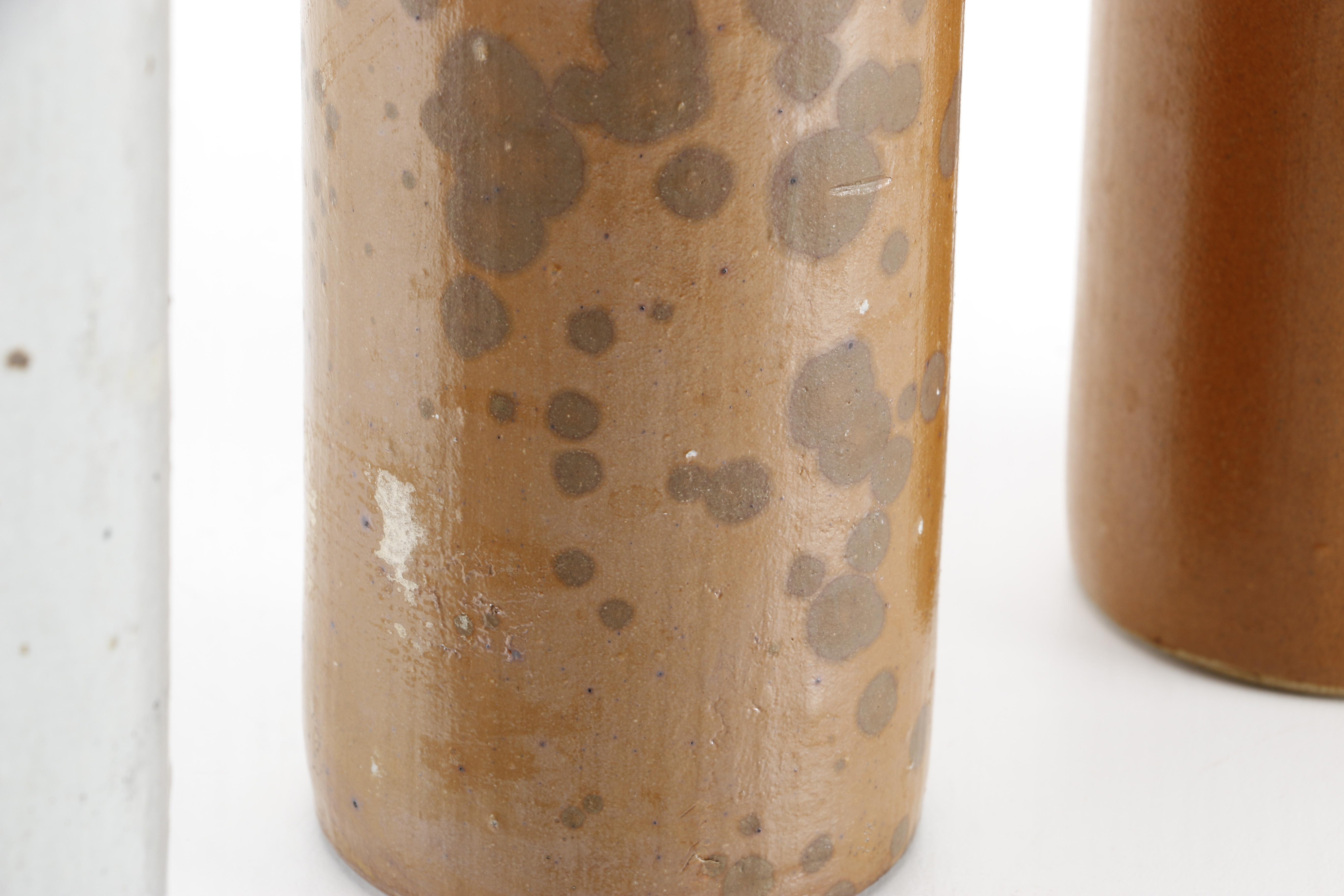 Collection of Vintage Stoneware Crocks Including Erven Lucas Bols