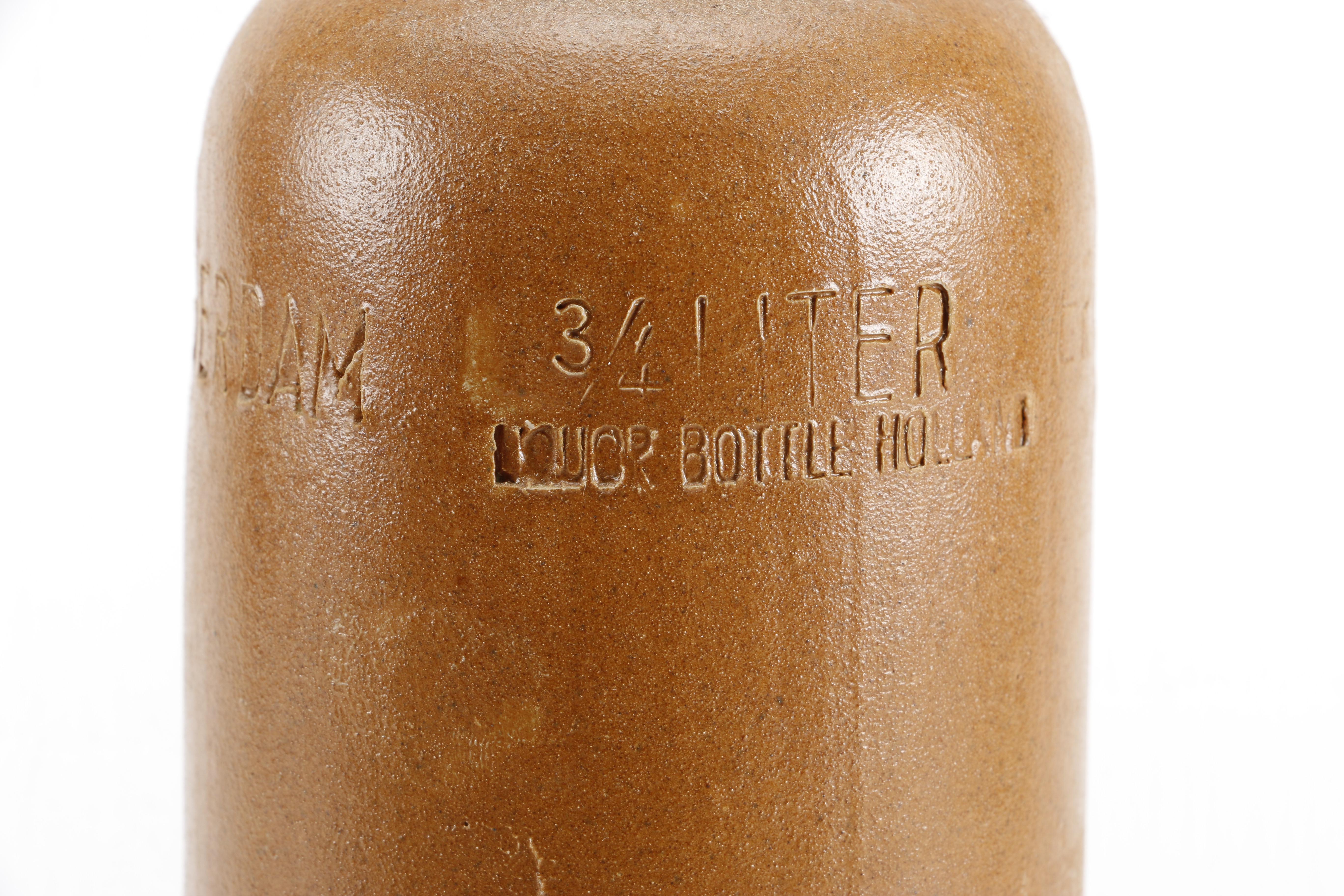 Collection of Vintage Stoneware Crocks Including Erven Lucas Bols